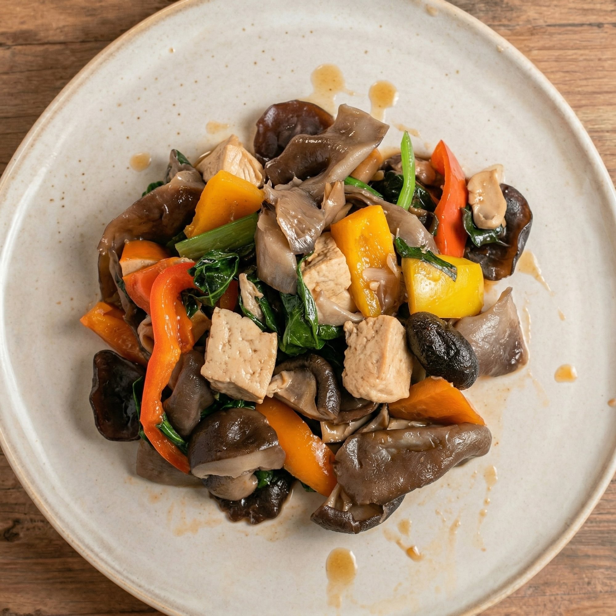 Eggplant, Pumpkin & Fried Tofu