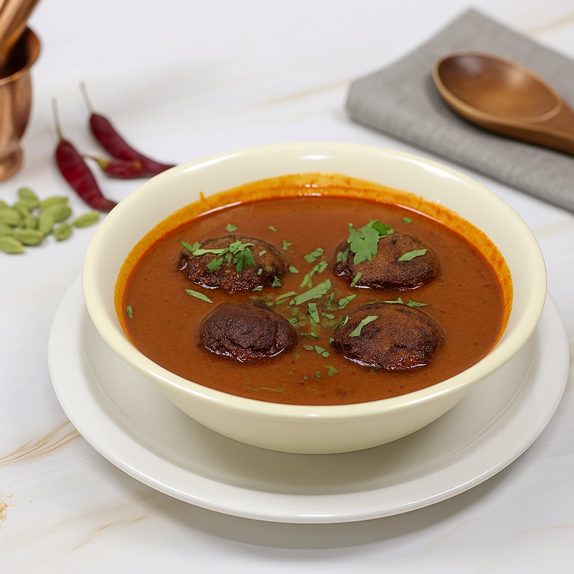 Chicken Kofta Curry*