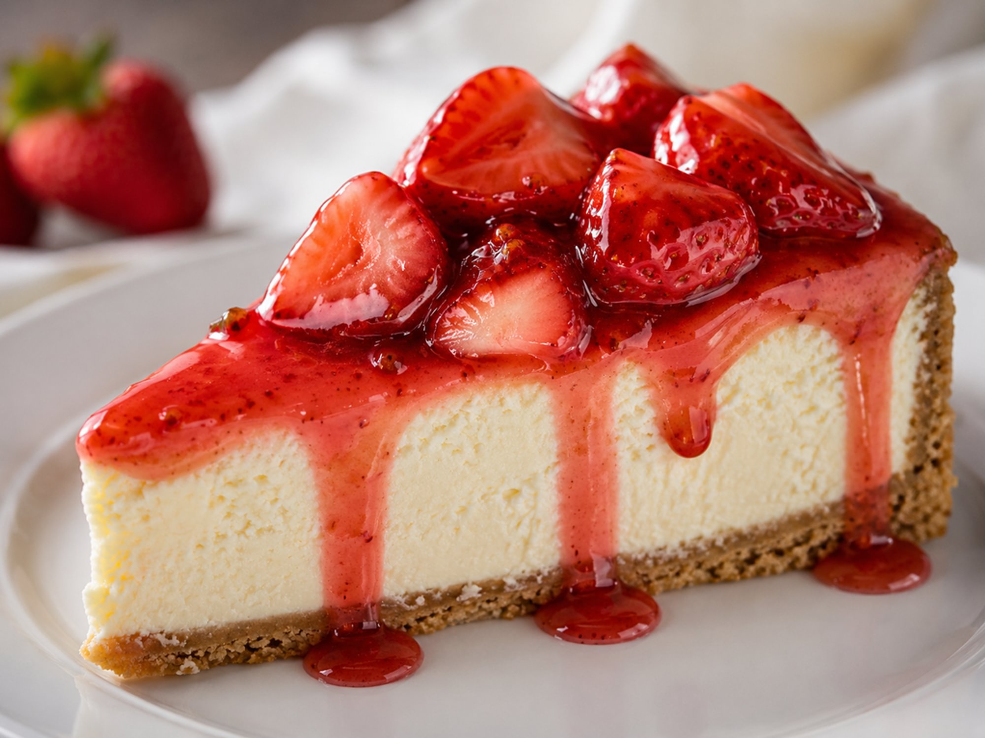 Strawberry Cheesecake Slice