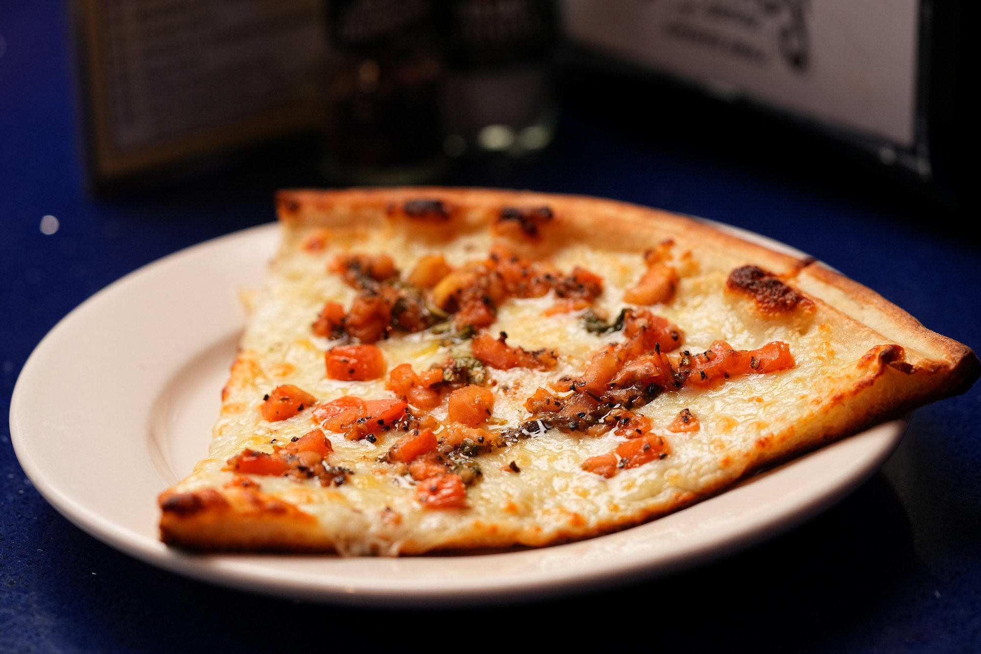 White Pizza Slice