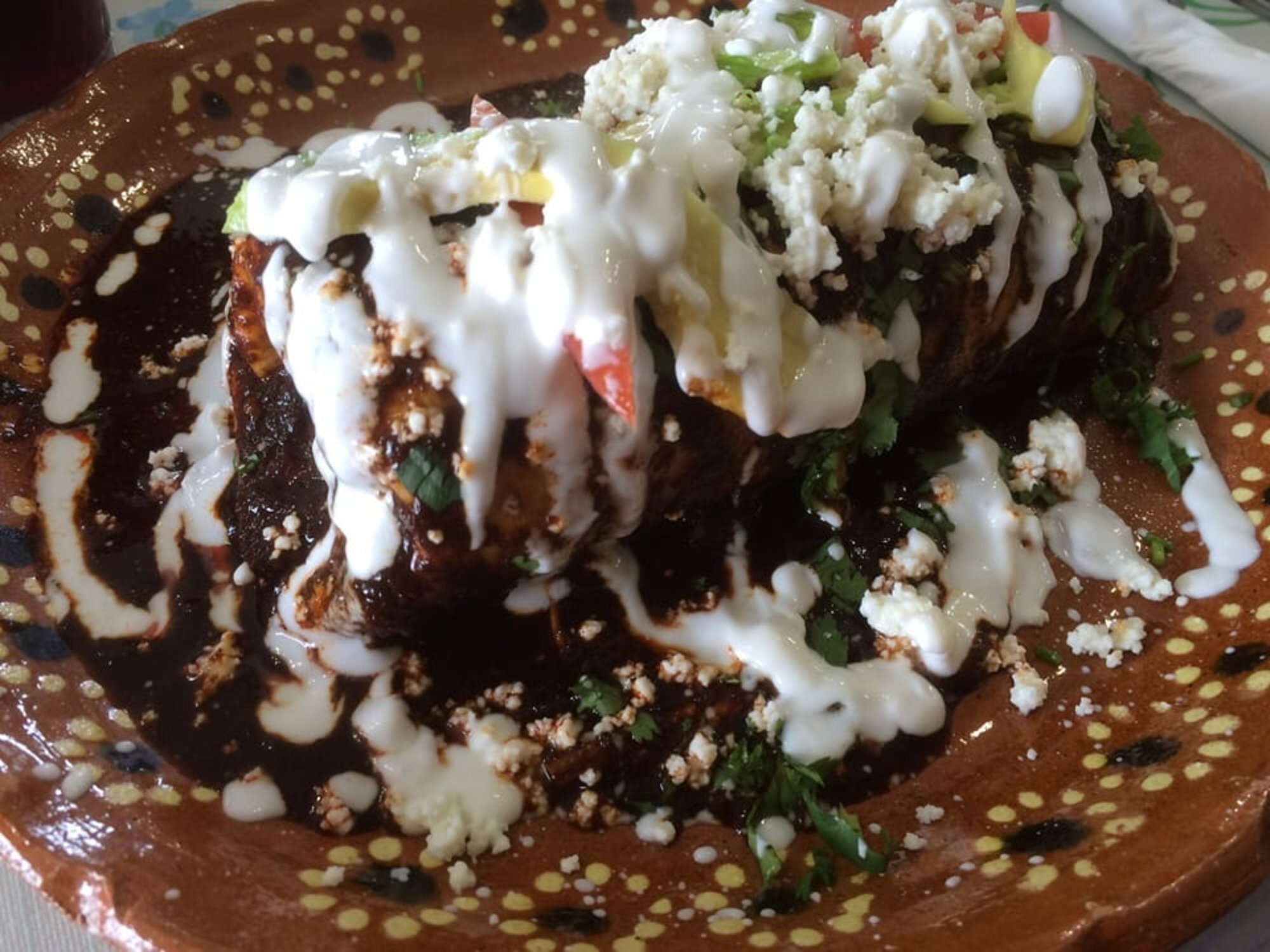 Twin Mole Burrito