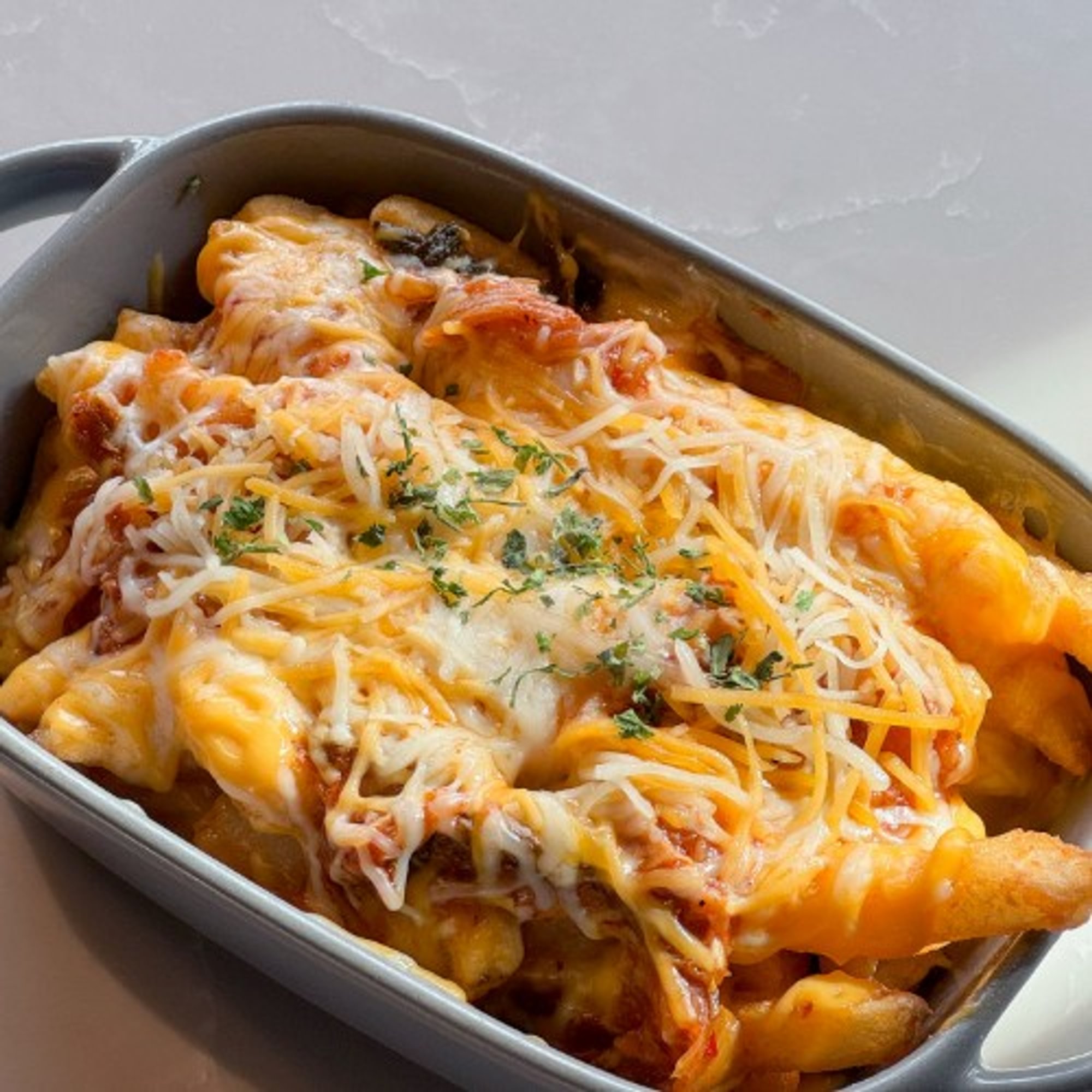 Kimchi Cheese Fries