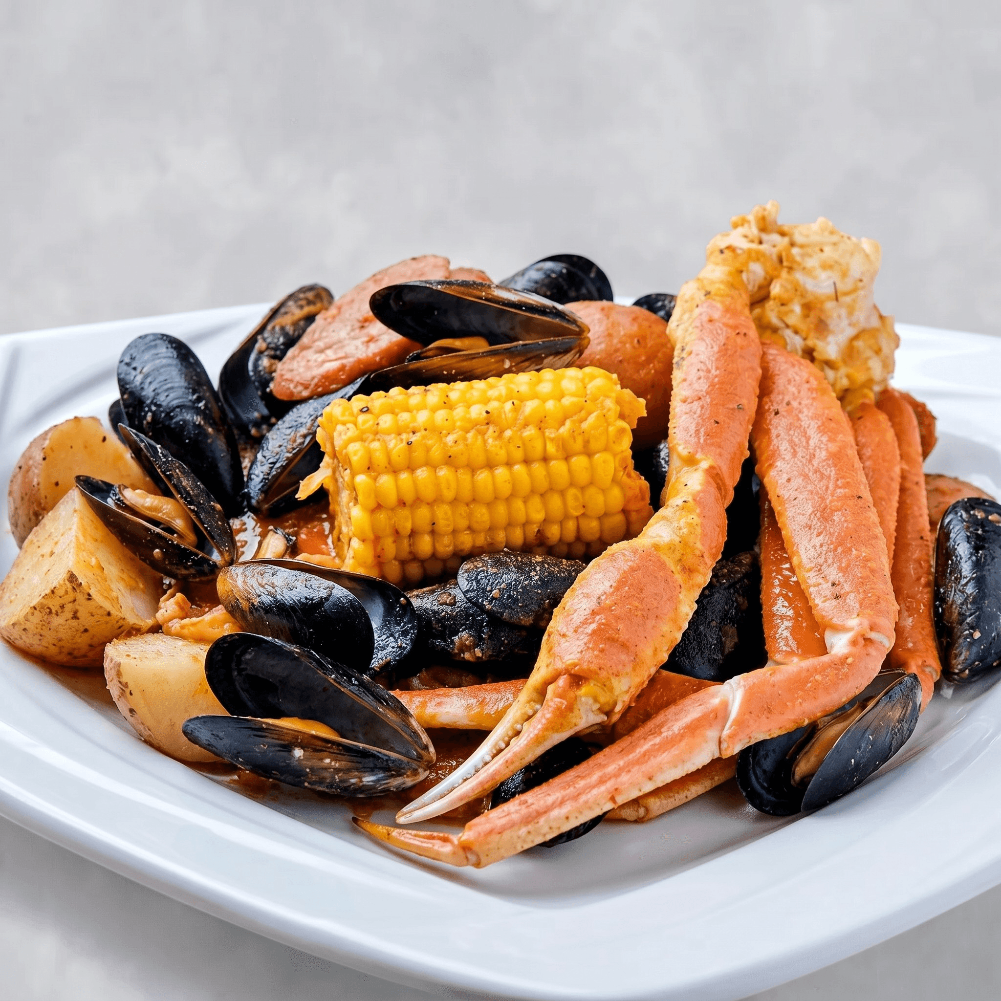 Snow Crab Legs & Mussels Combo