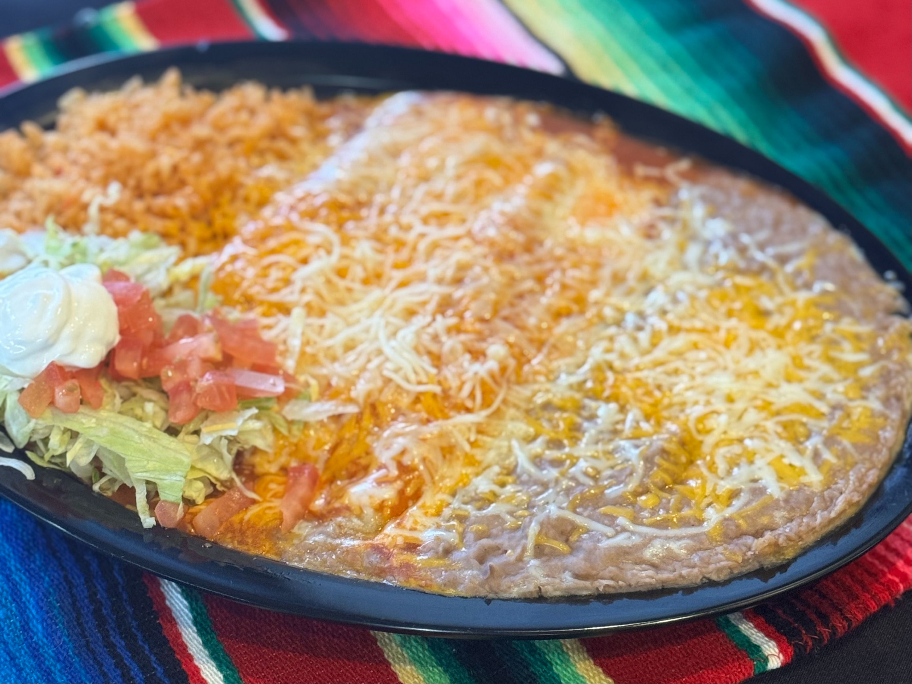 #2 2 Enchilada Plate