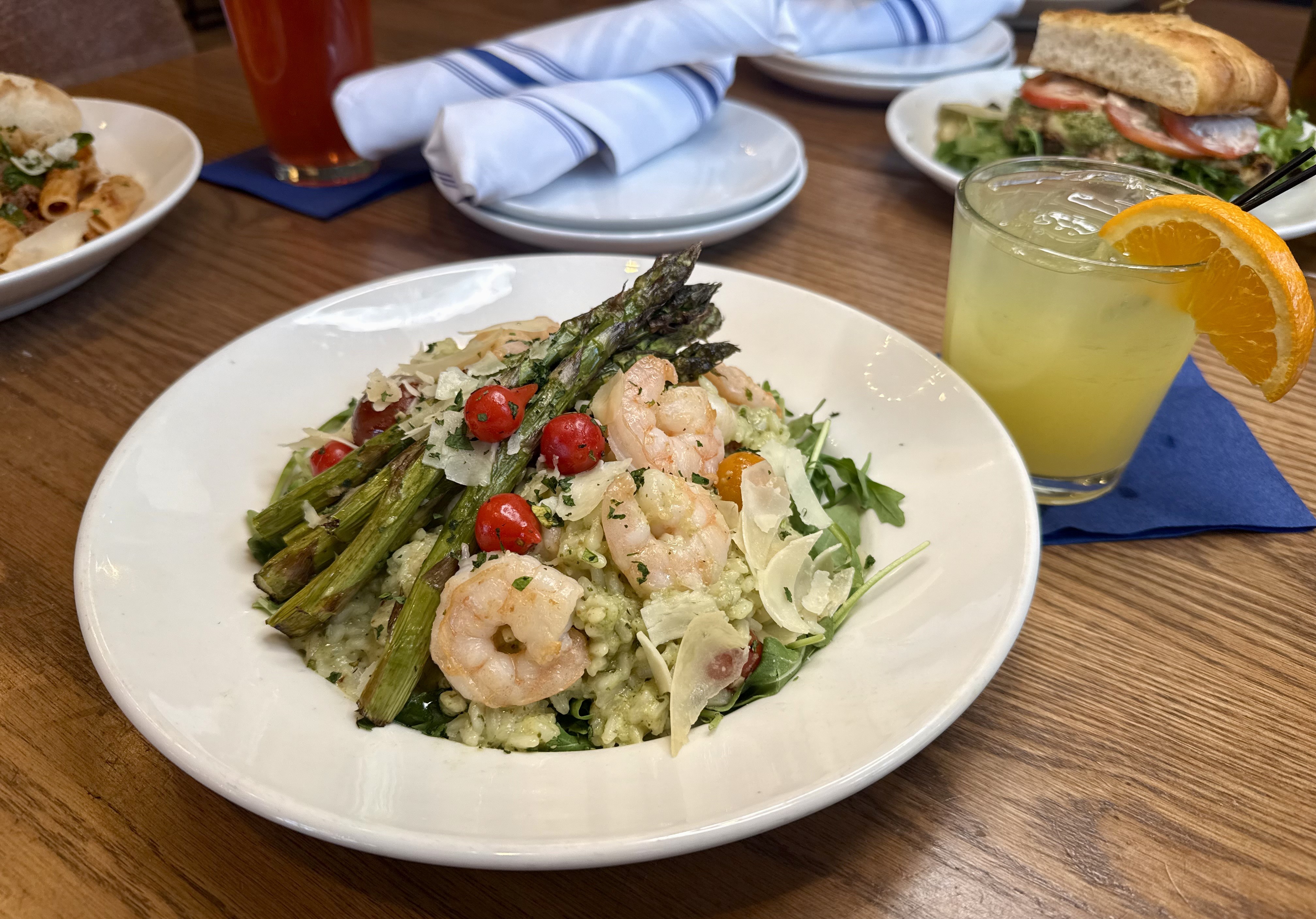 SHRIMP & PESTO RISOTTO