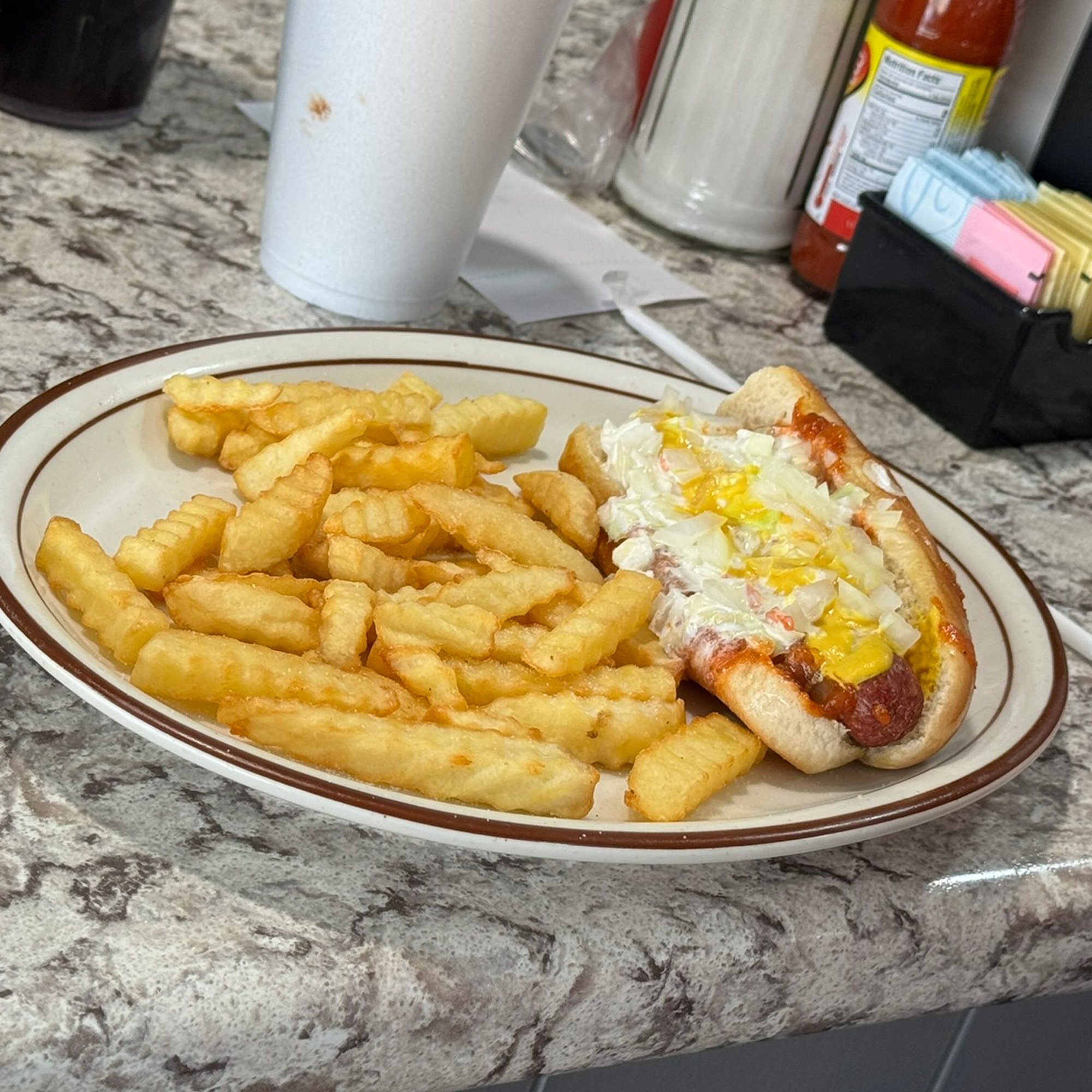 Beef Hot Dog Sandwich