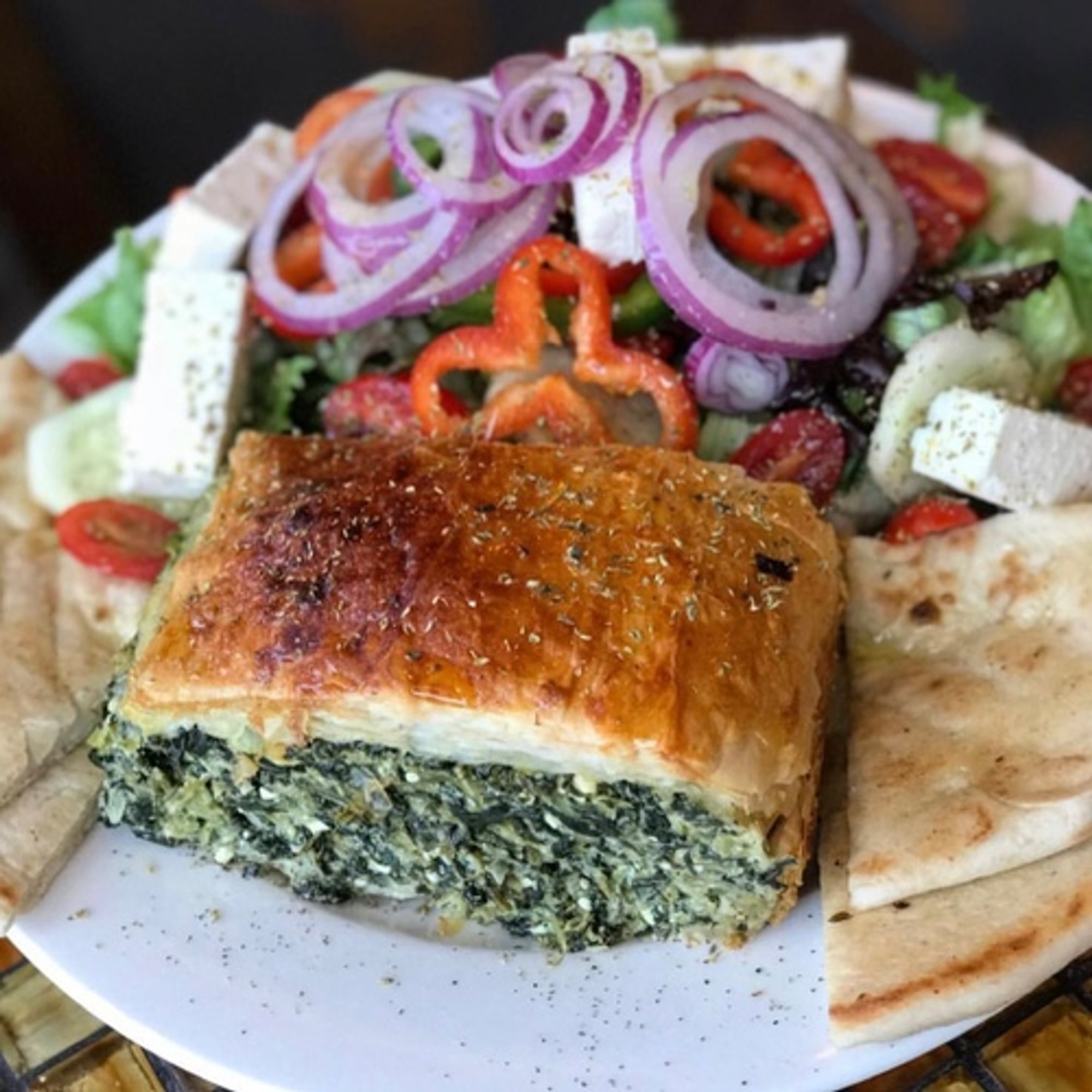 Deluxe Homemade Spinach Pie