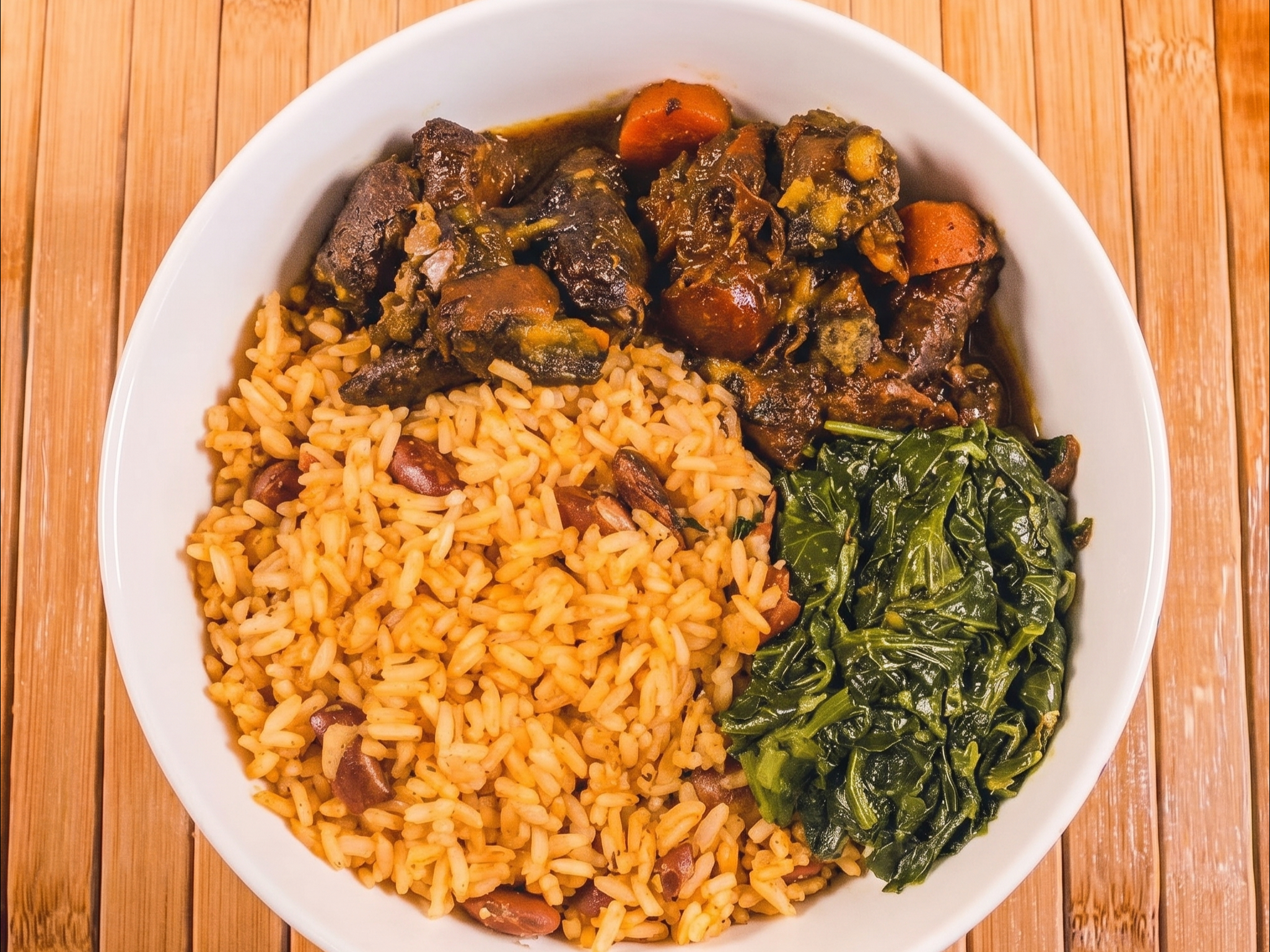 Oxtails & Jerk Chicken - Combo Meal