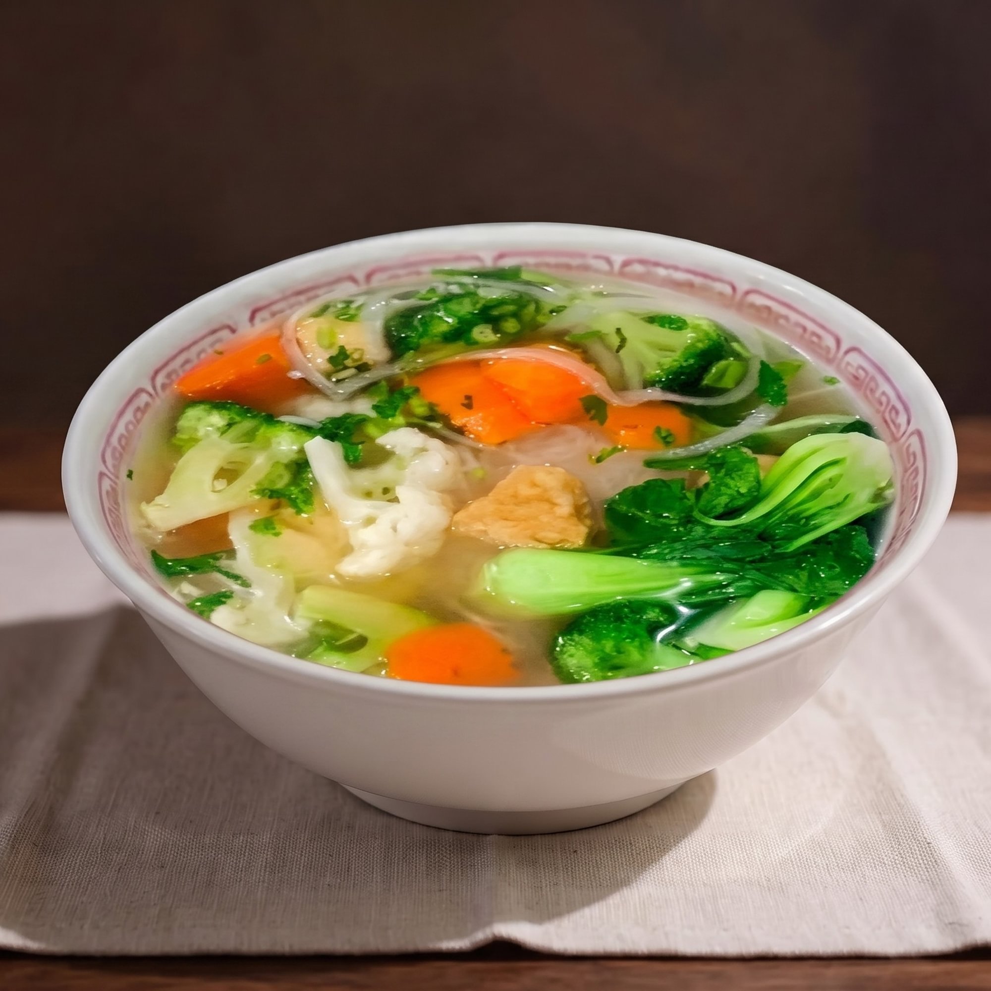 Vegetable Pho Noodle Soup