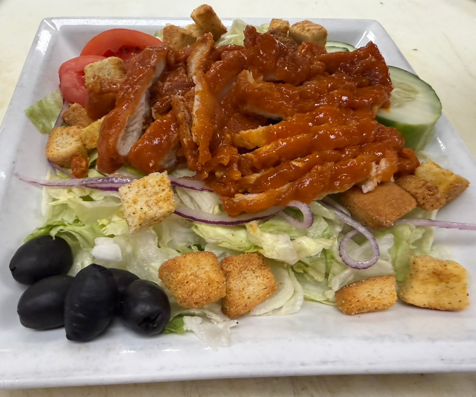 Hot Wing Salad