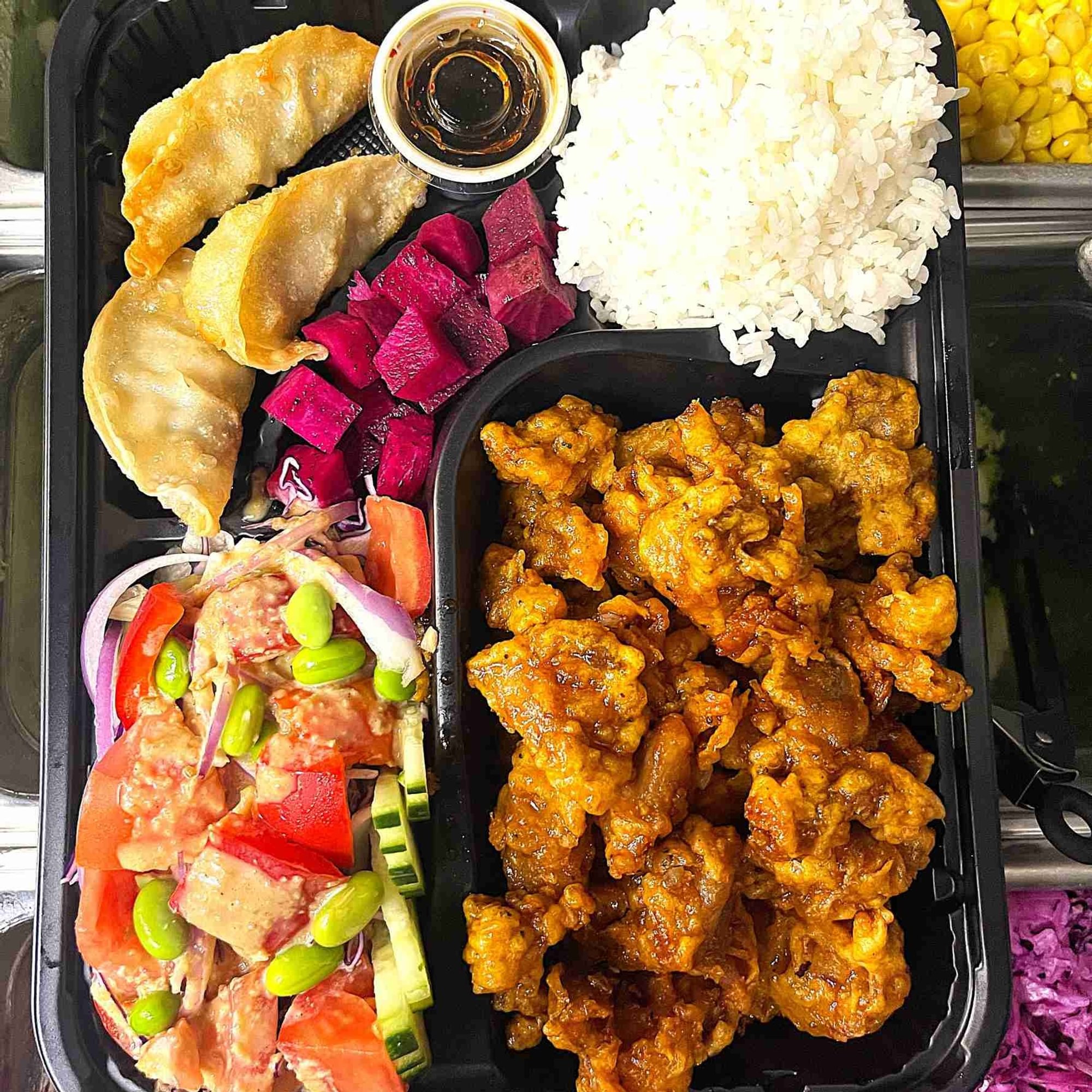 Soy Garlic Chicken Bento