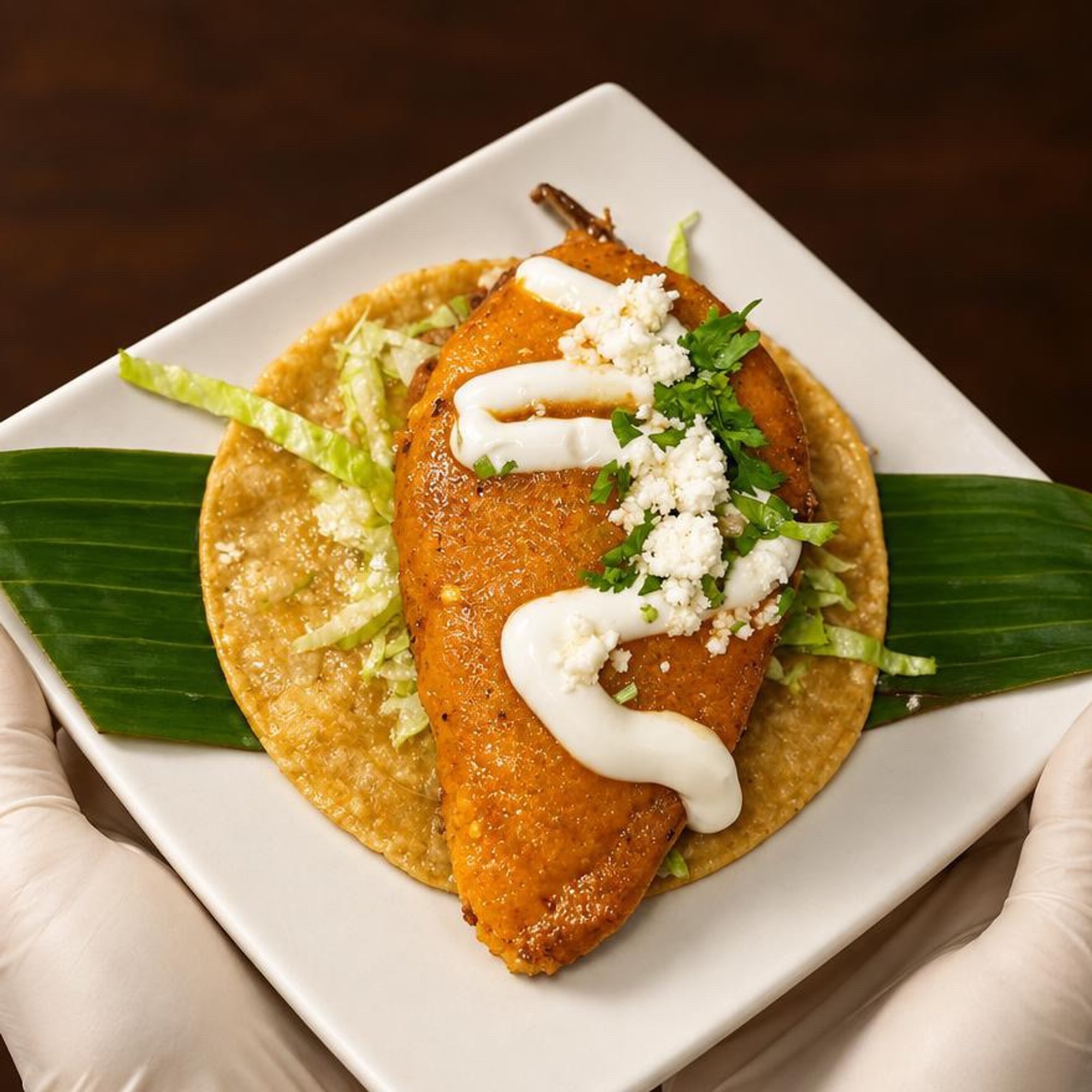 Chile relleno taco