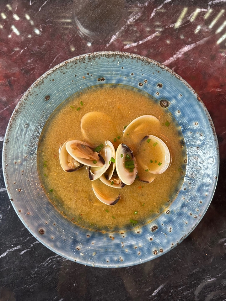 Spicy Miso Clam Soup