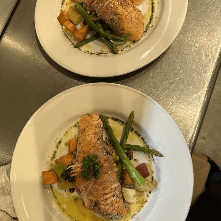 Golden Grilled Salmon
