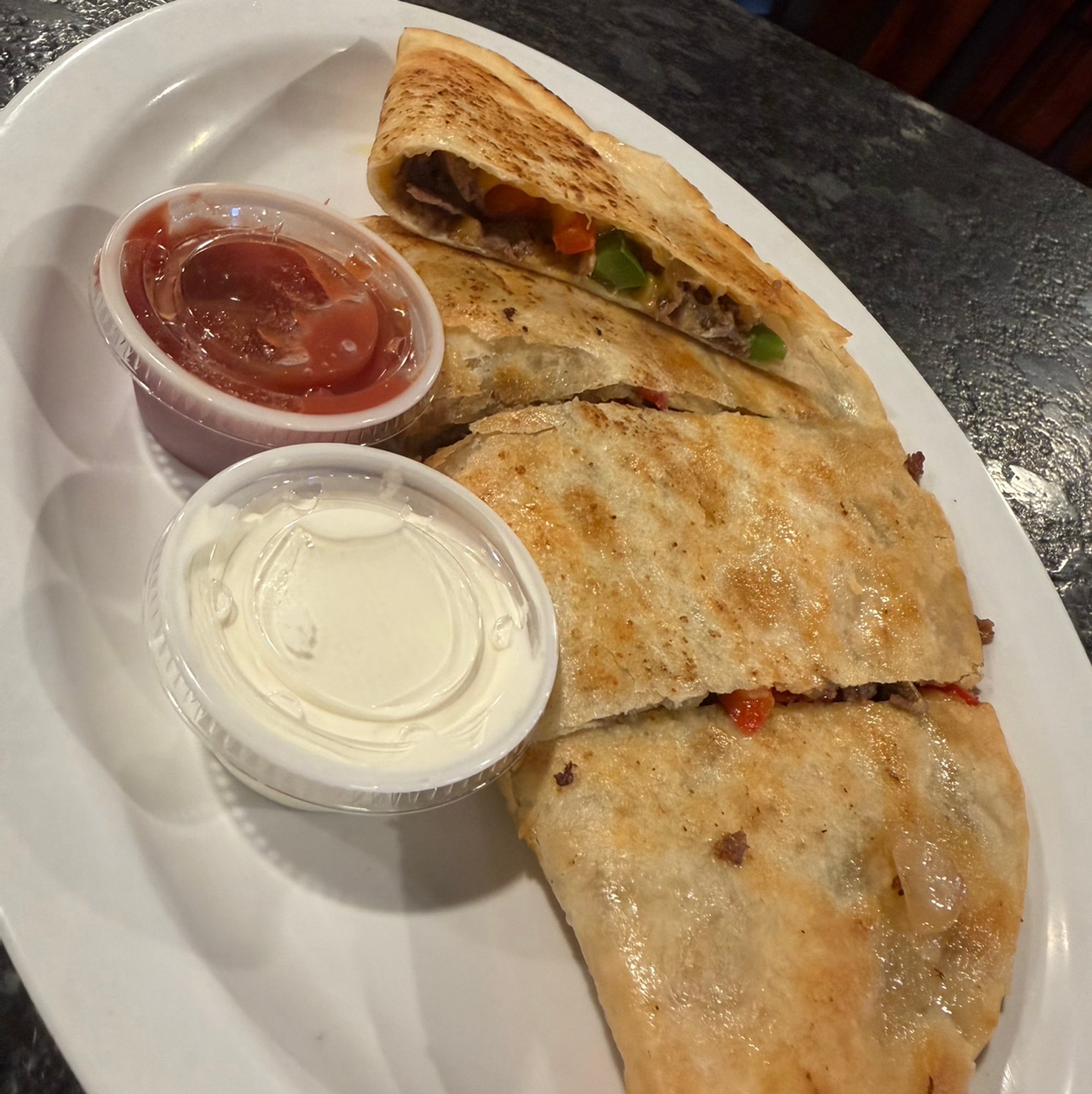 Cheesesteak Quesadilla
