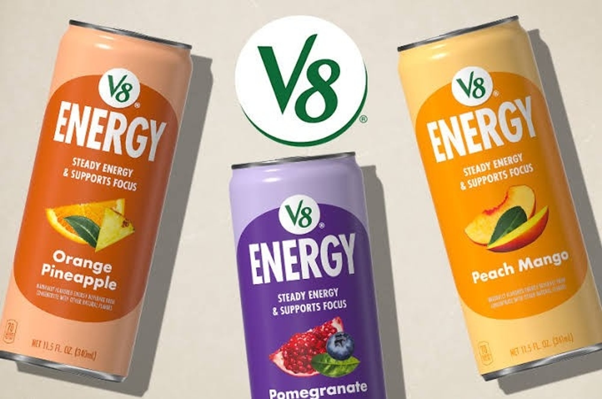 V8 Energy Drink 6.9oz - All Natural