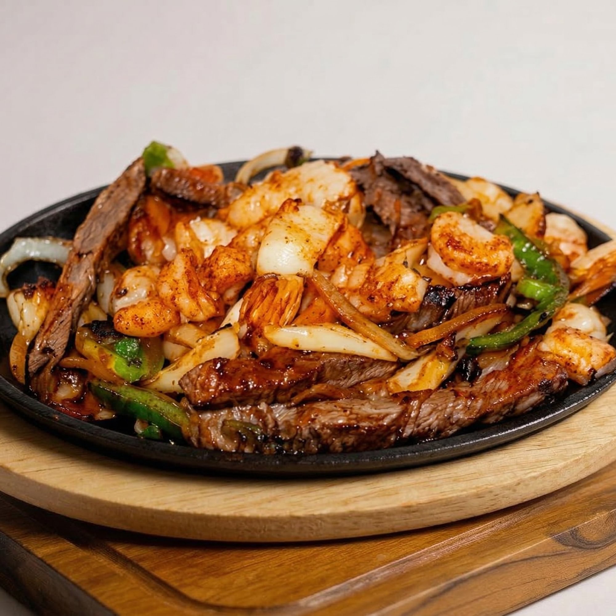 Fajitas Mar y Tierra (Surf and Turf)