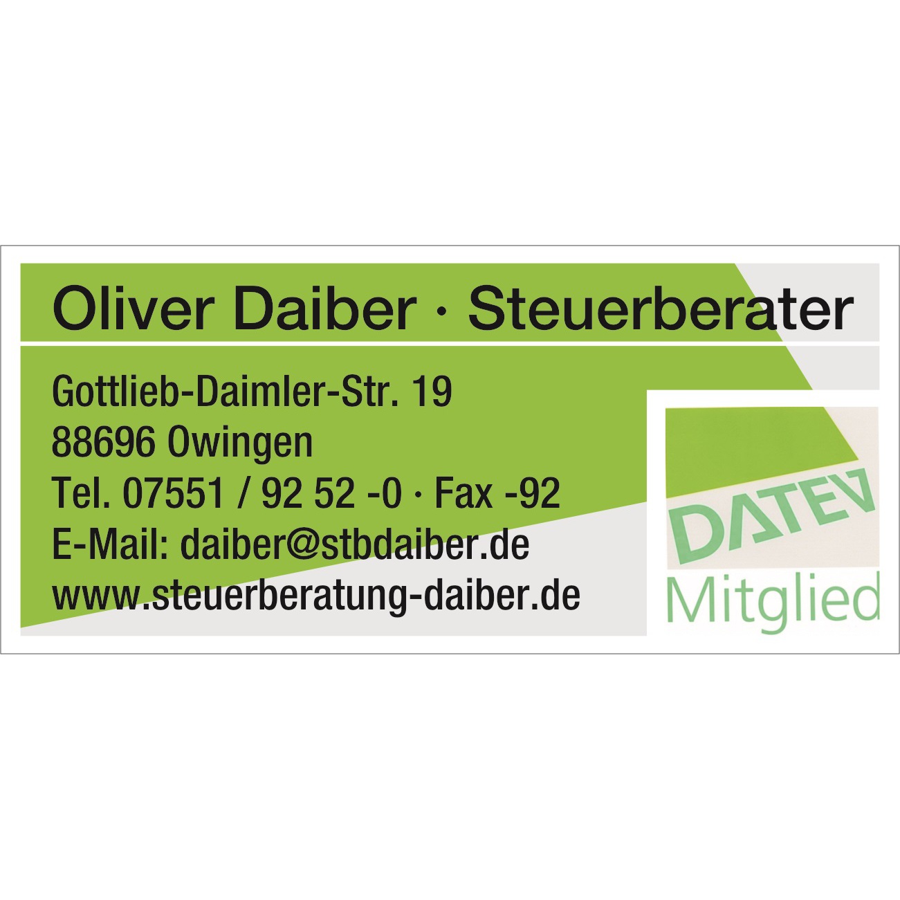 Logo von Oliver Daiber Steuerberater