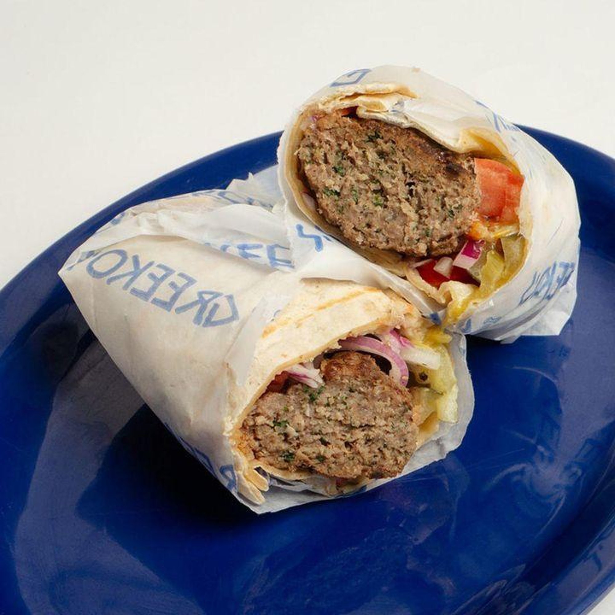 Keftedes Meatball Wrap
