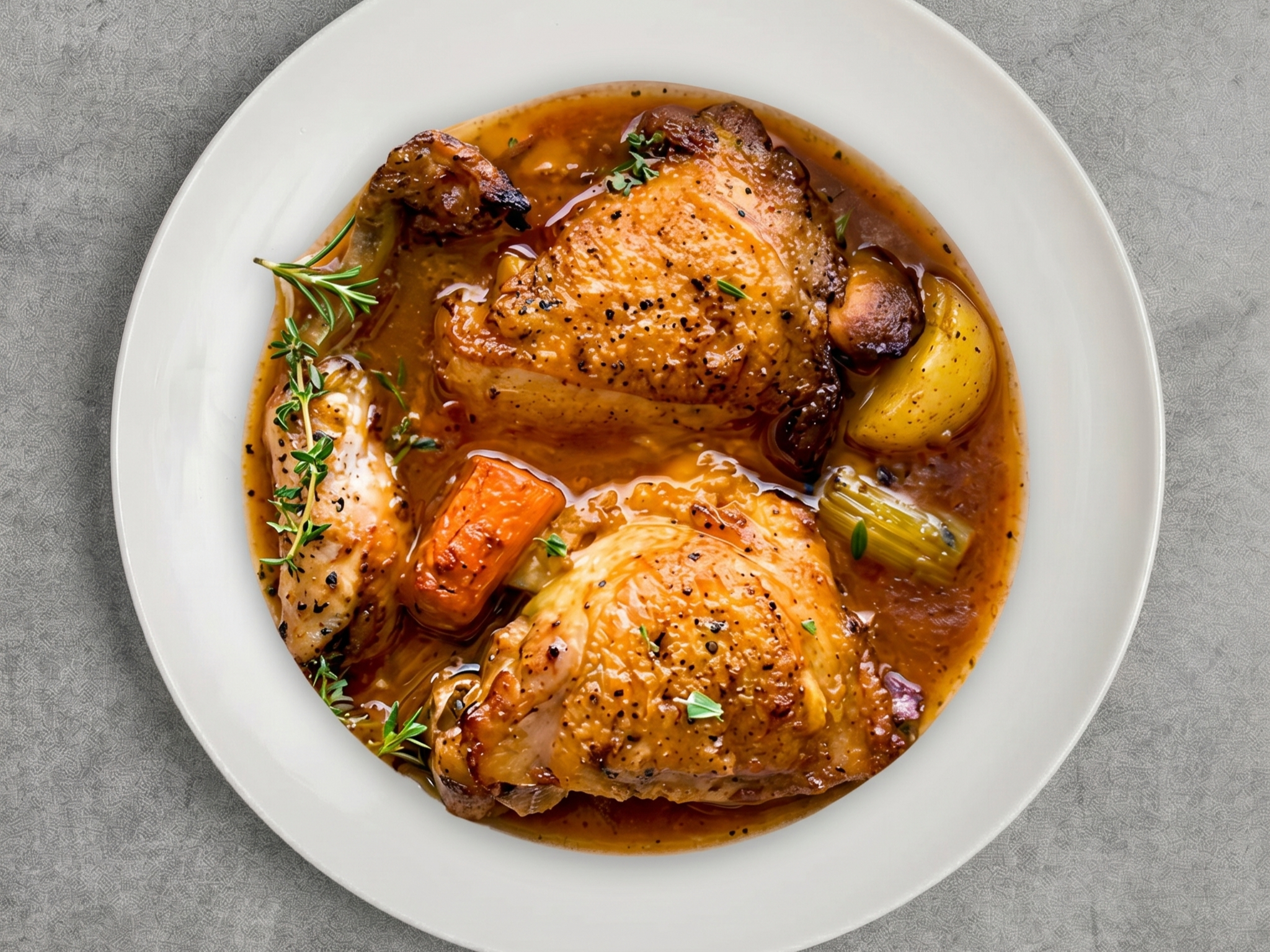 Sweet Brown Stewed Chicken