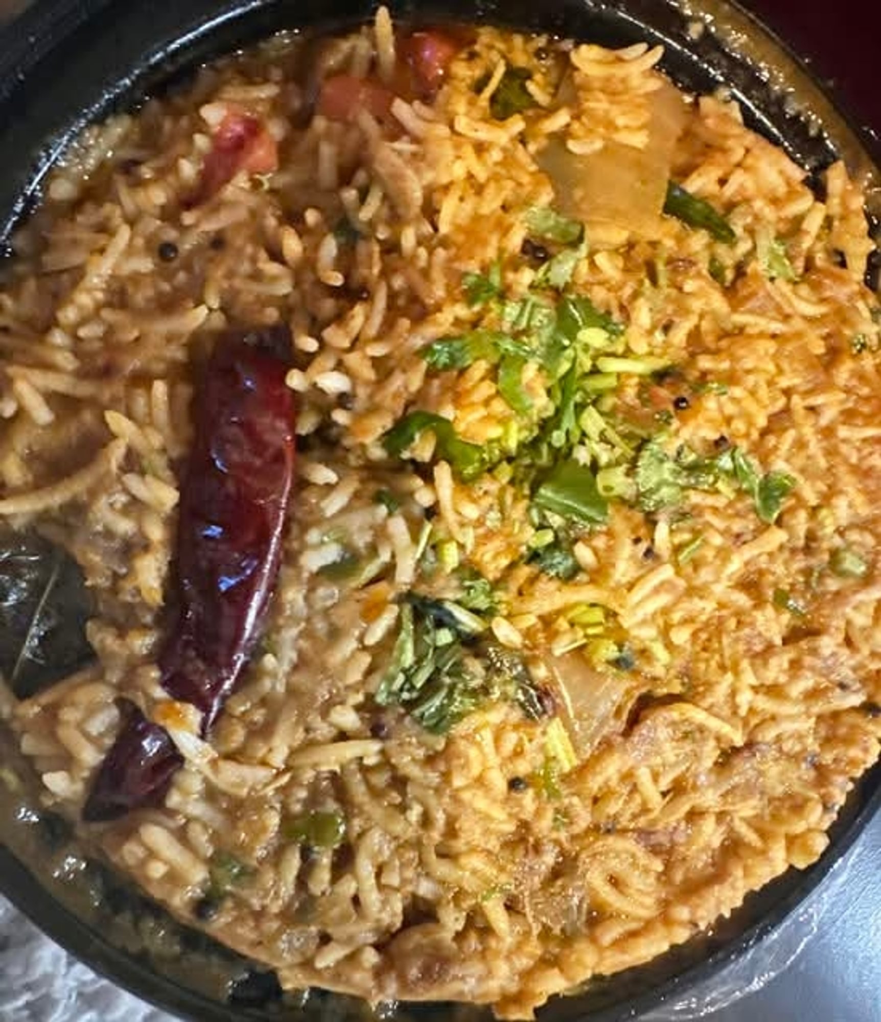 Chicken Sambar Rice