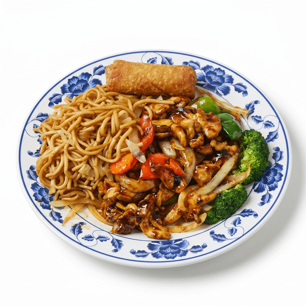 D26. Bourbon Chicken Combination