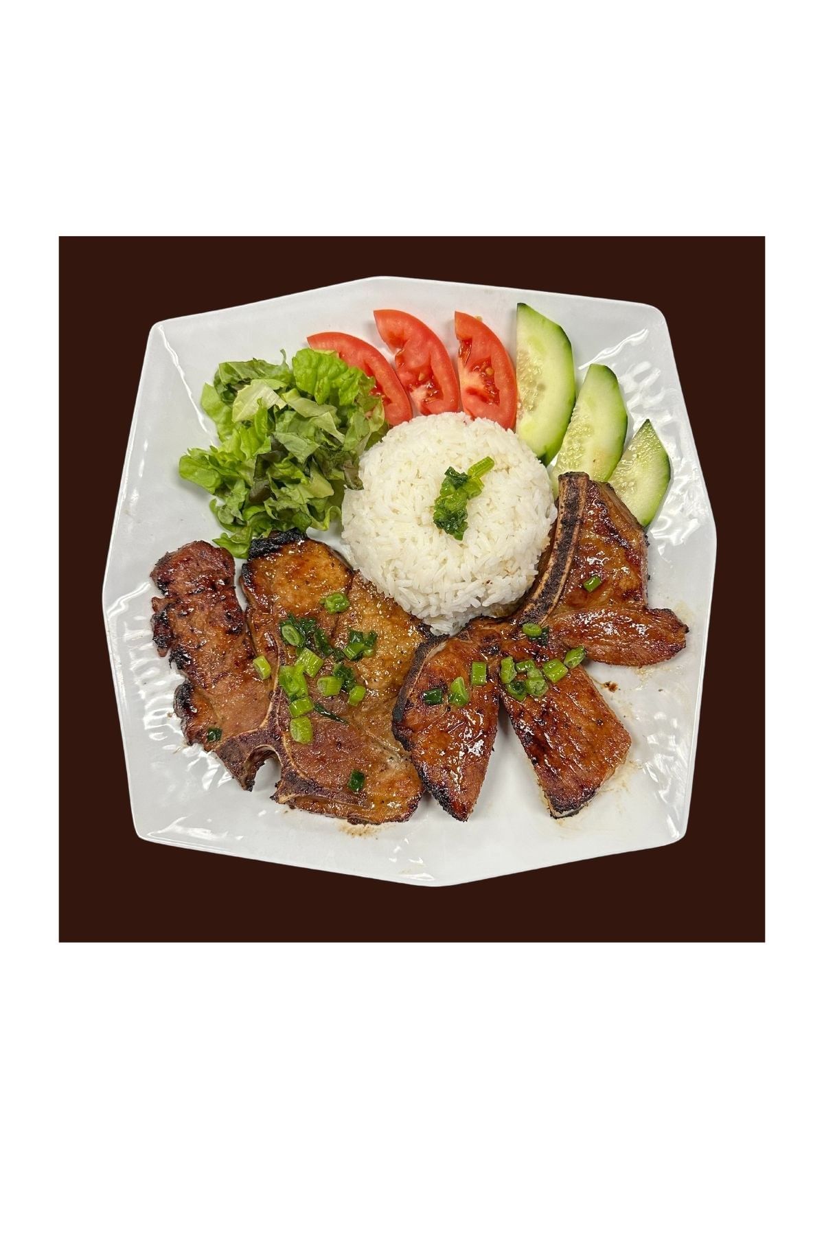 BBQ Pork Chop Plate- Com Suon Nuong