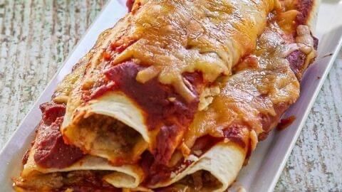 Ala Shredded Beef Enchilada
