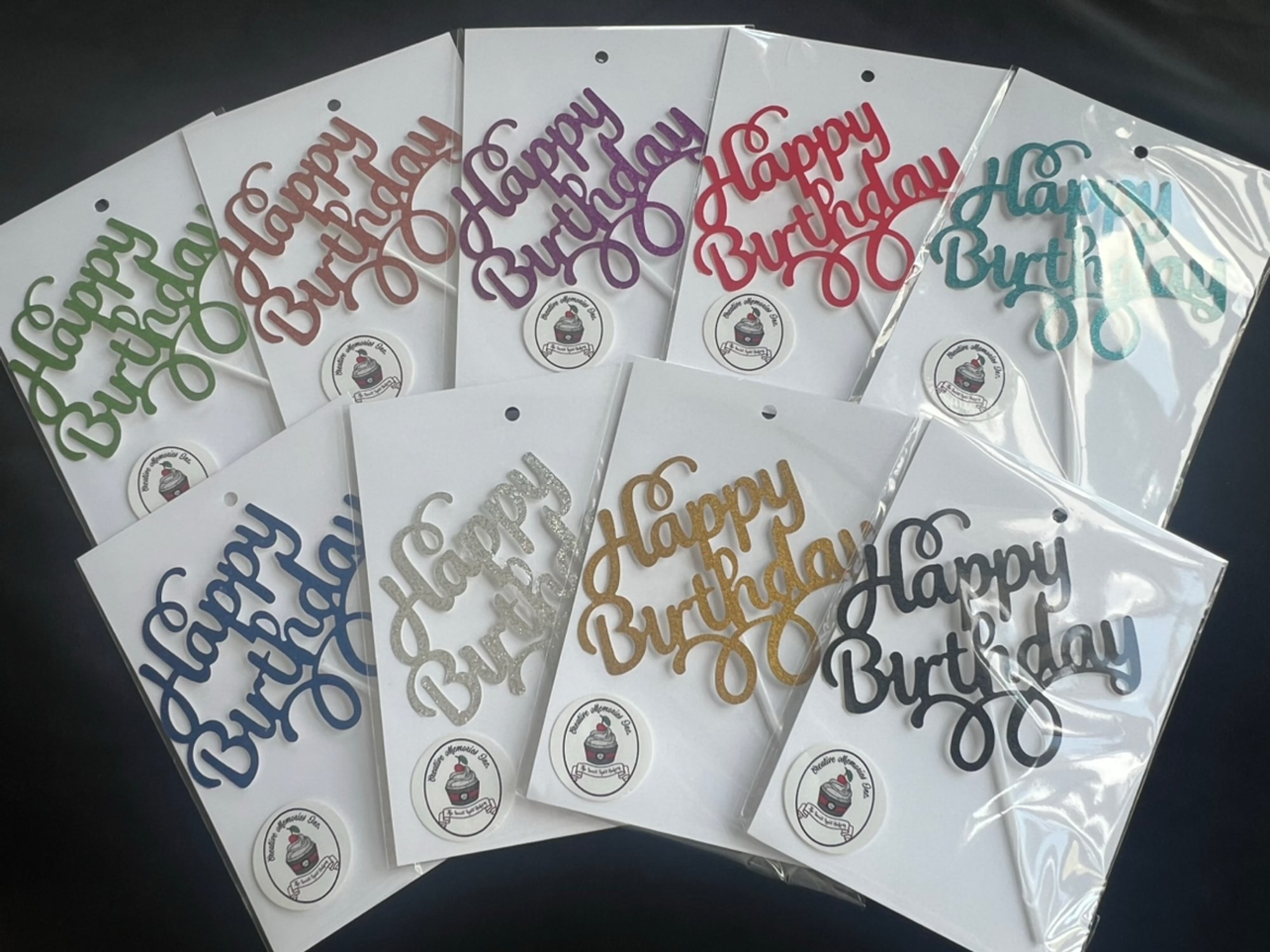 Happy Birthday Toppers