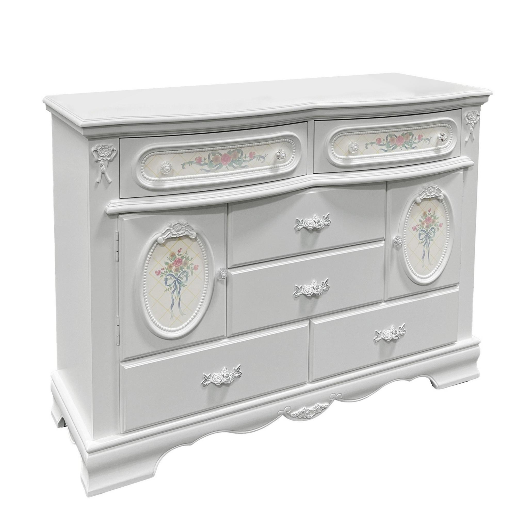 Flora Dresser - White