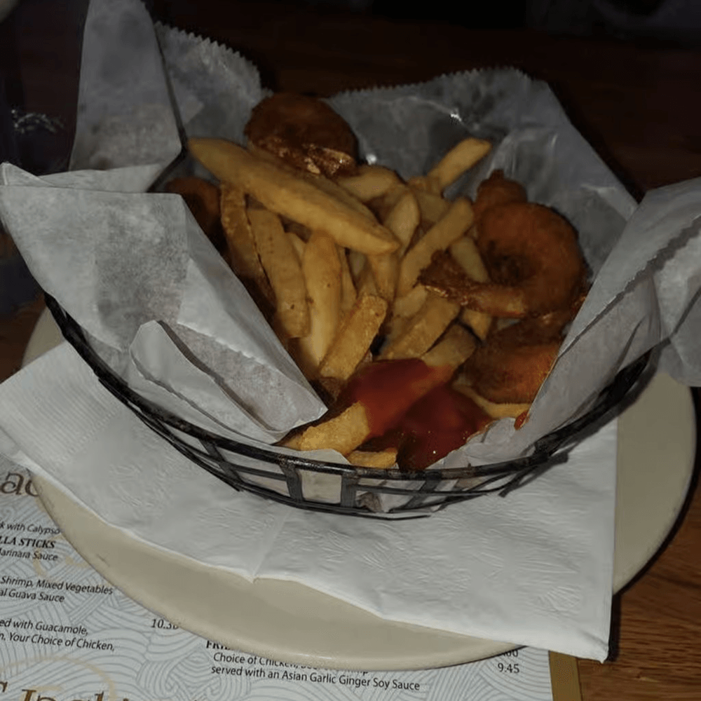 Crispy Shrimp in a Basket