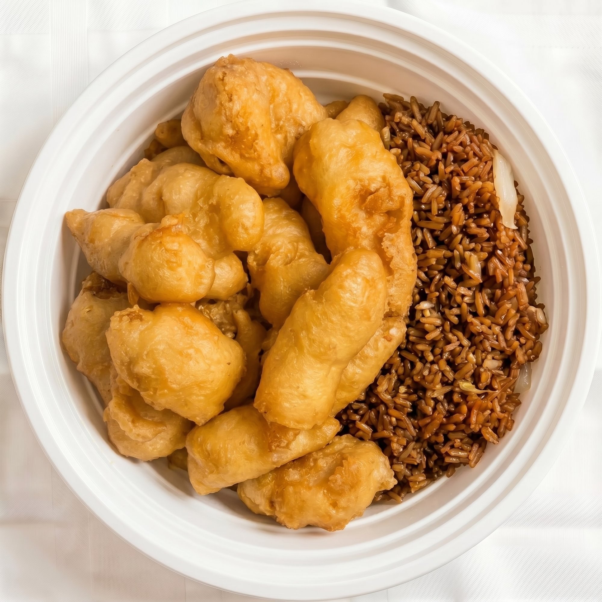 Dinner Sweet & Sour Chicken Combination Platter