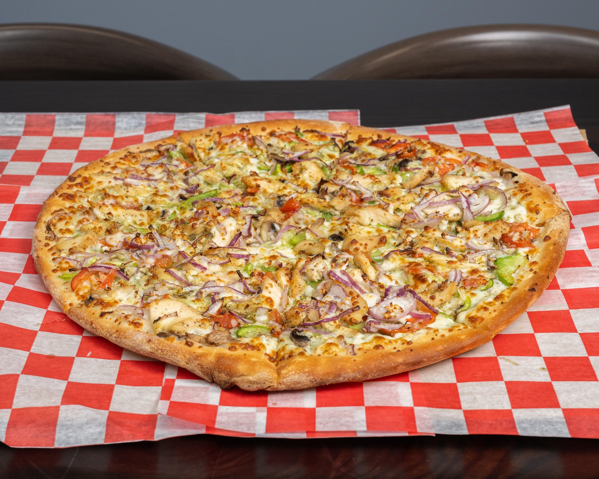 X-Large 18" Pesto Chicken Combo Pizza