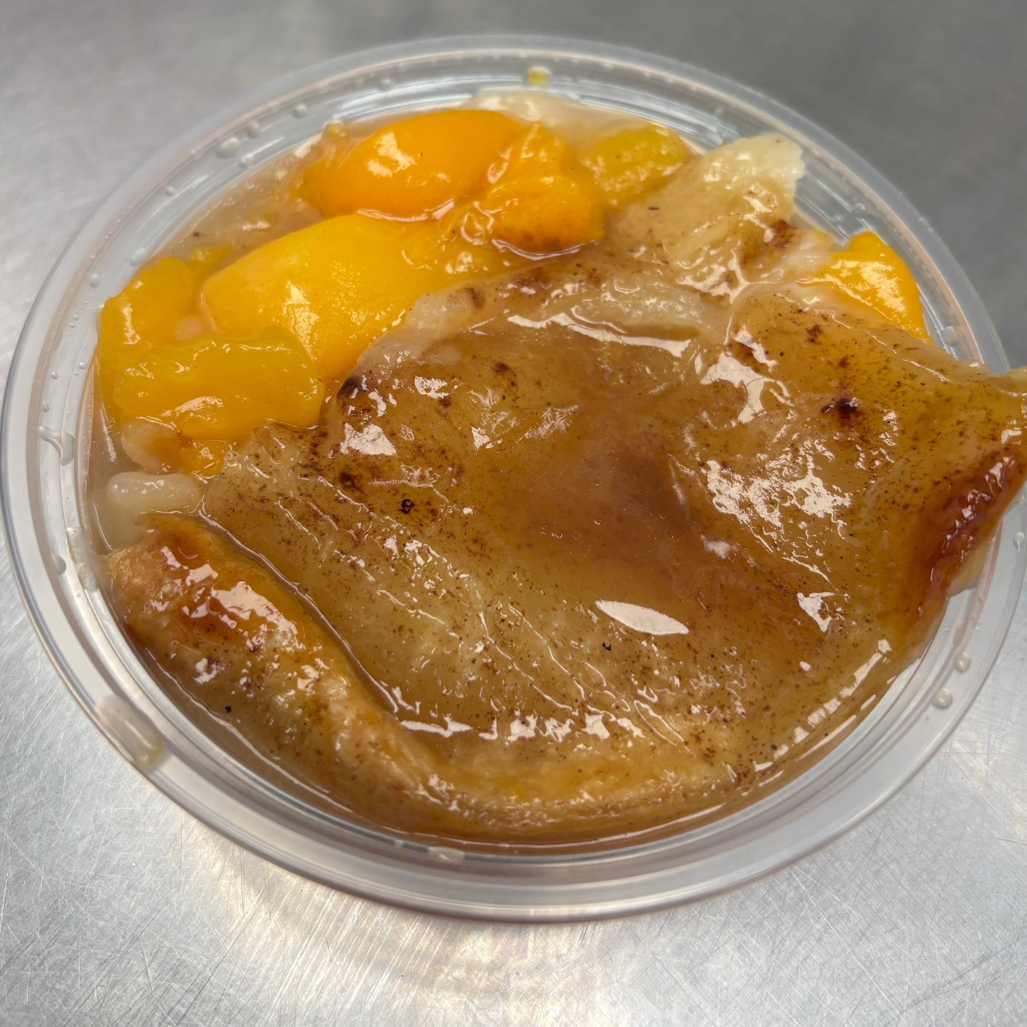 Peach cobbler
