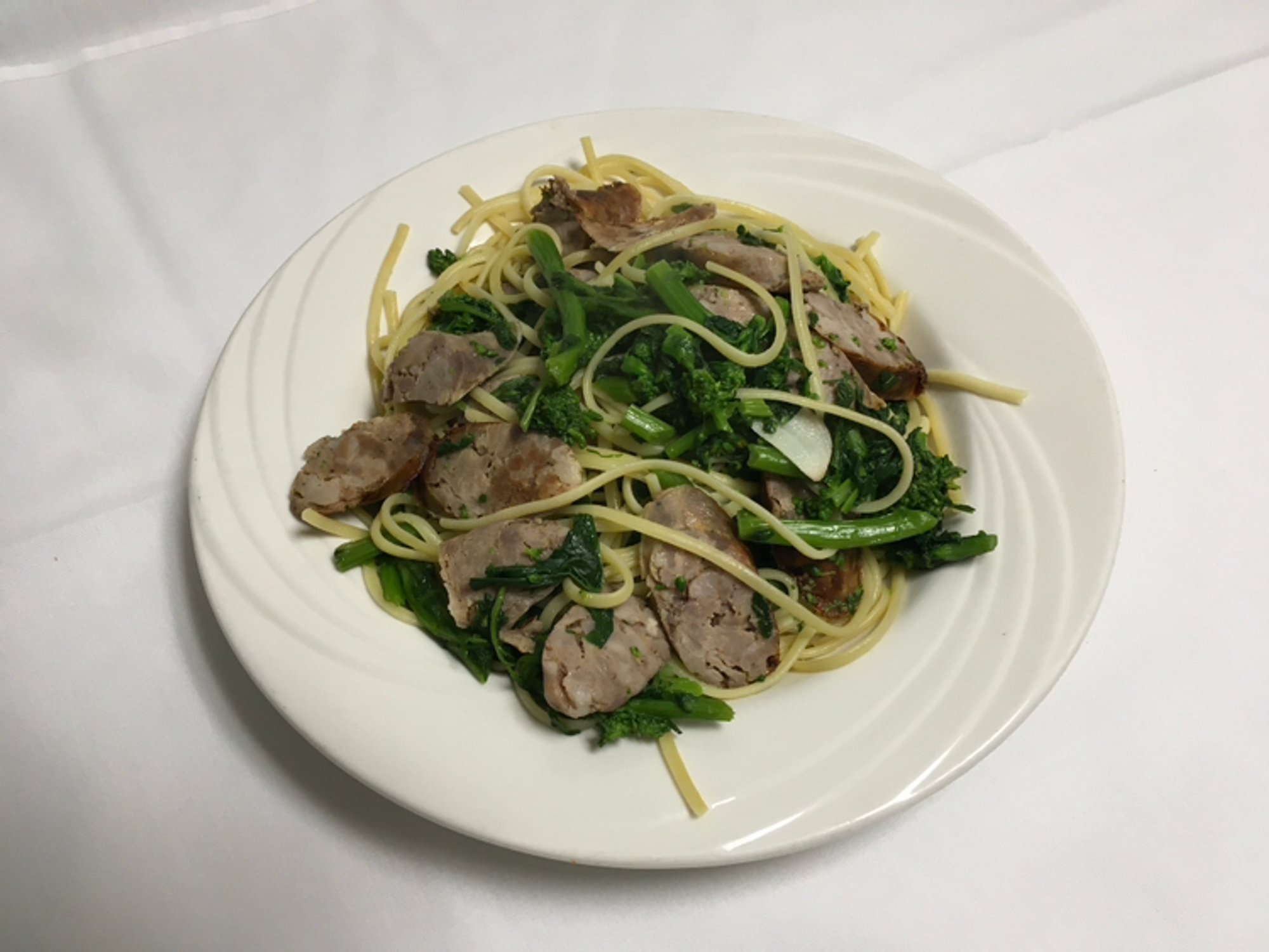 linguine Sausage & Broccoli Rabe