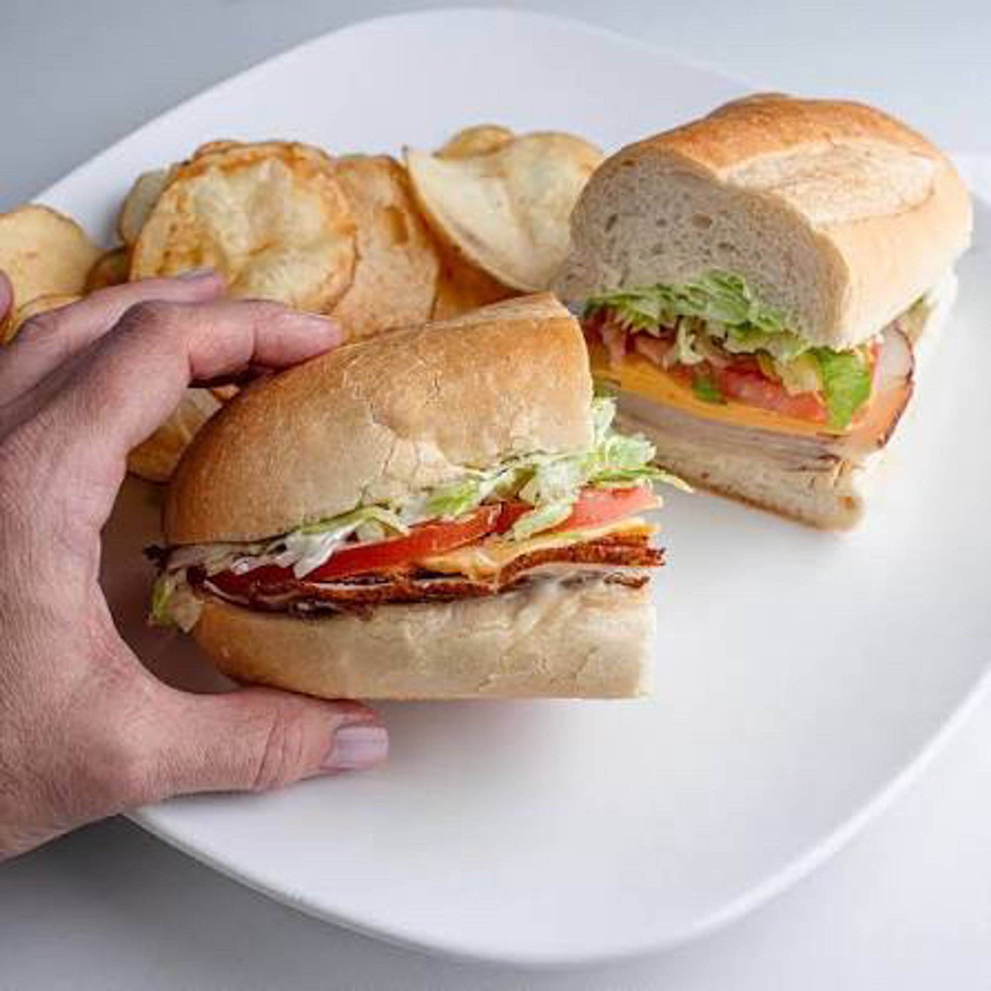 Turkey & American Cheese Sandwich