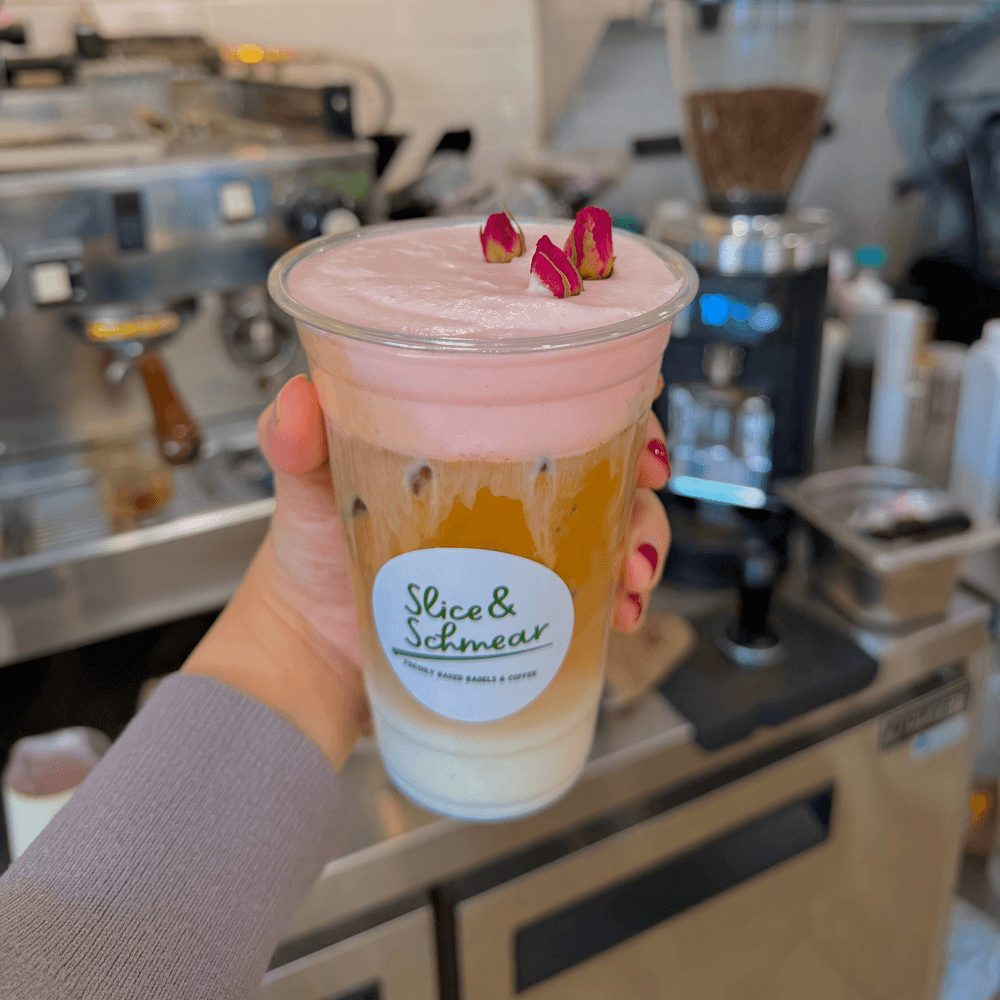 Rose latte
