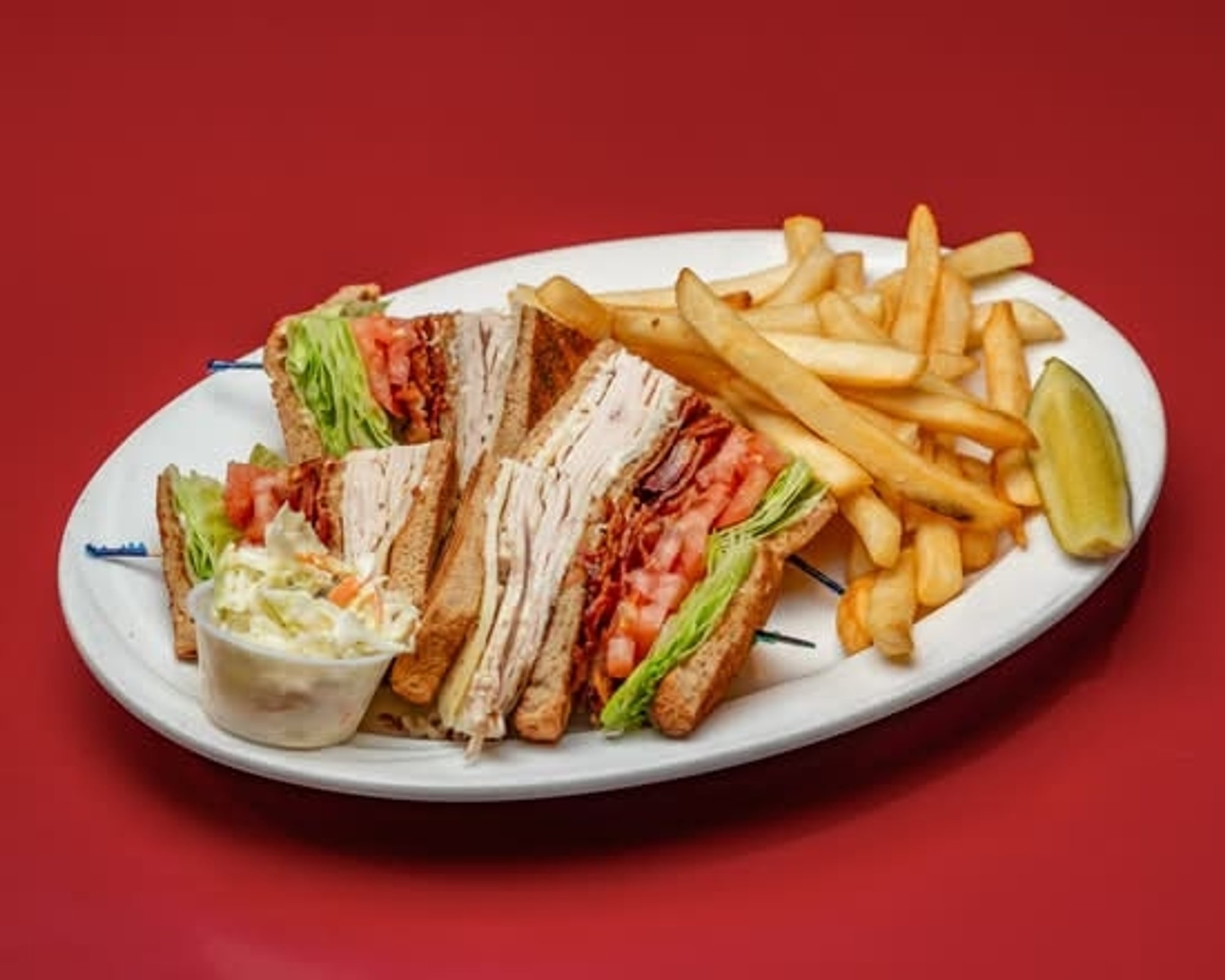 Roast Turkey and Bacon Club Sandwich