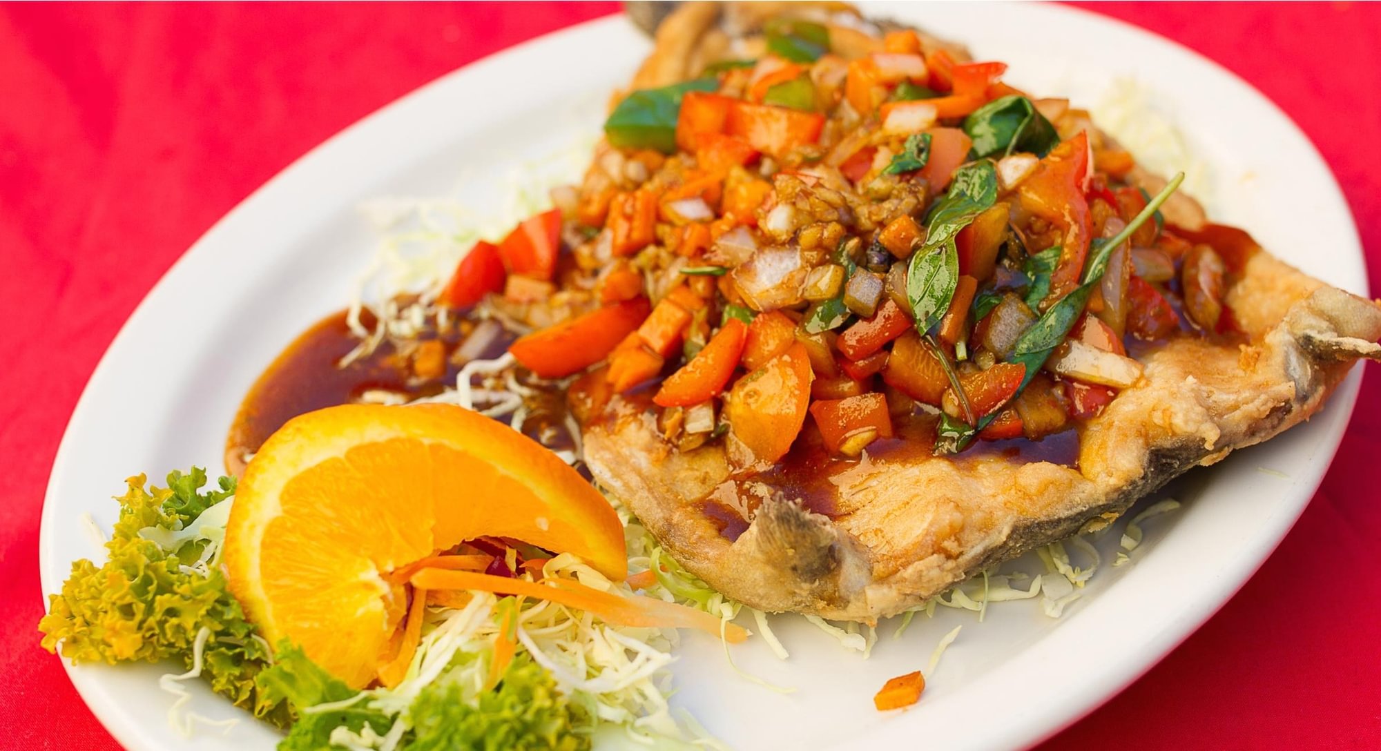 Spicy Basil Trout