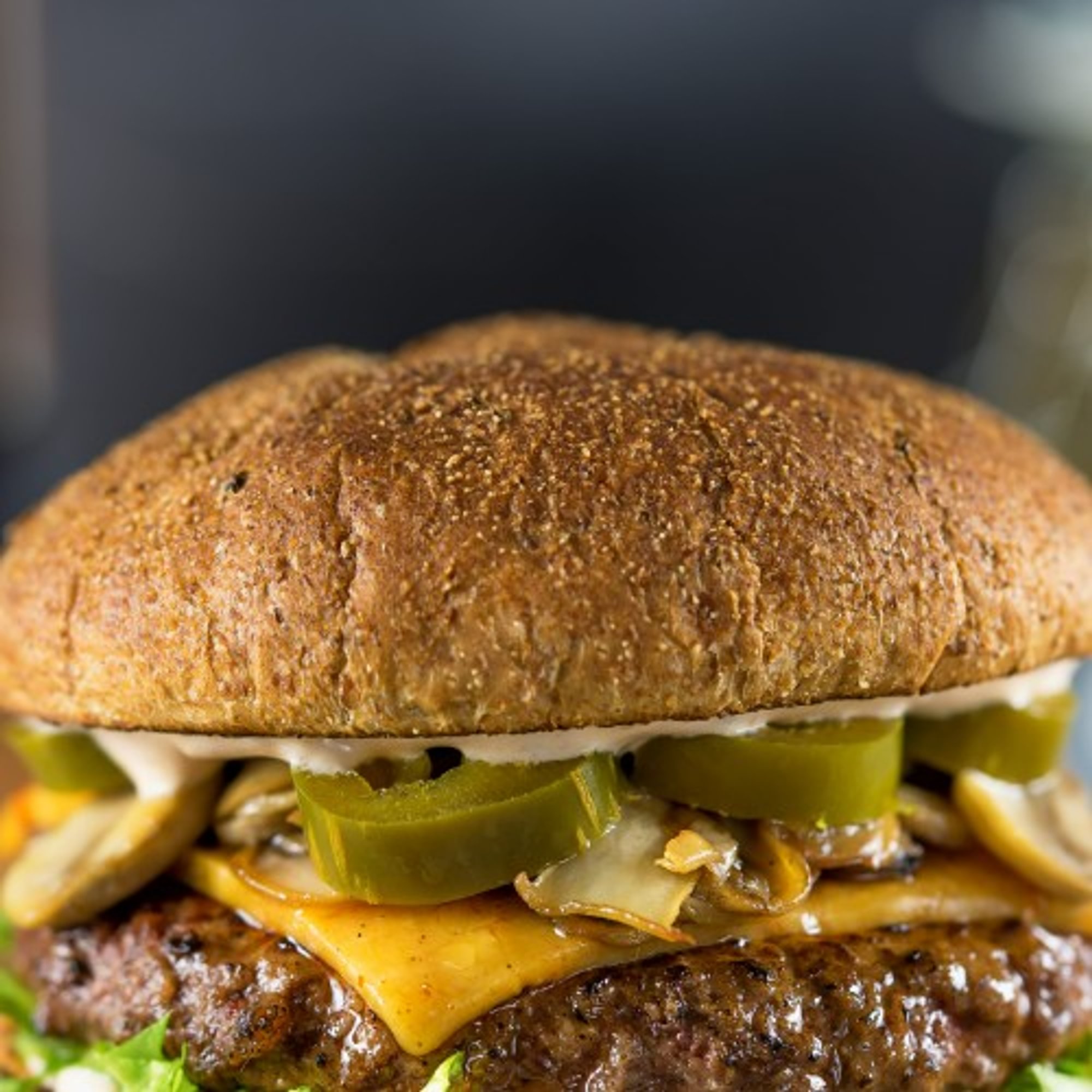 Beef Fiery Jalapeño Burger: