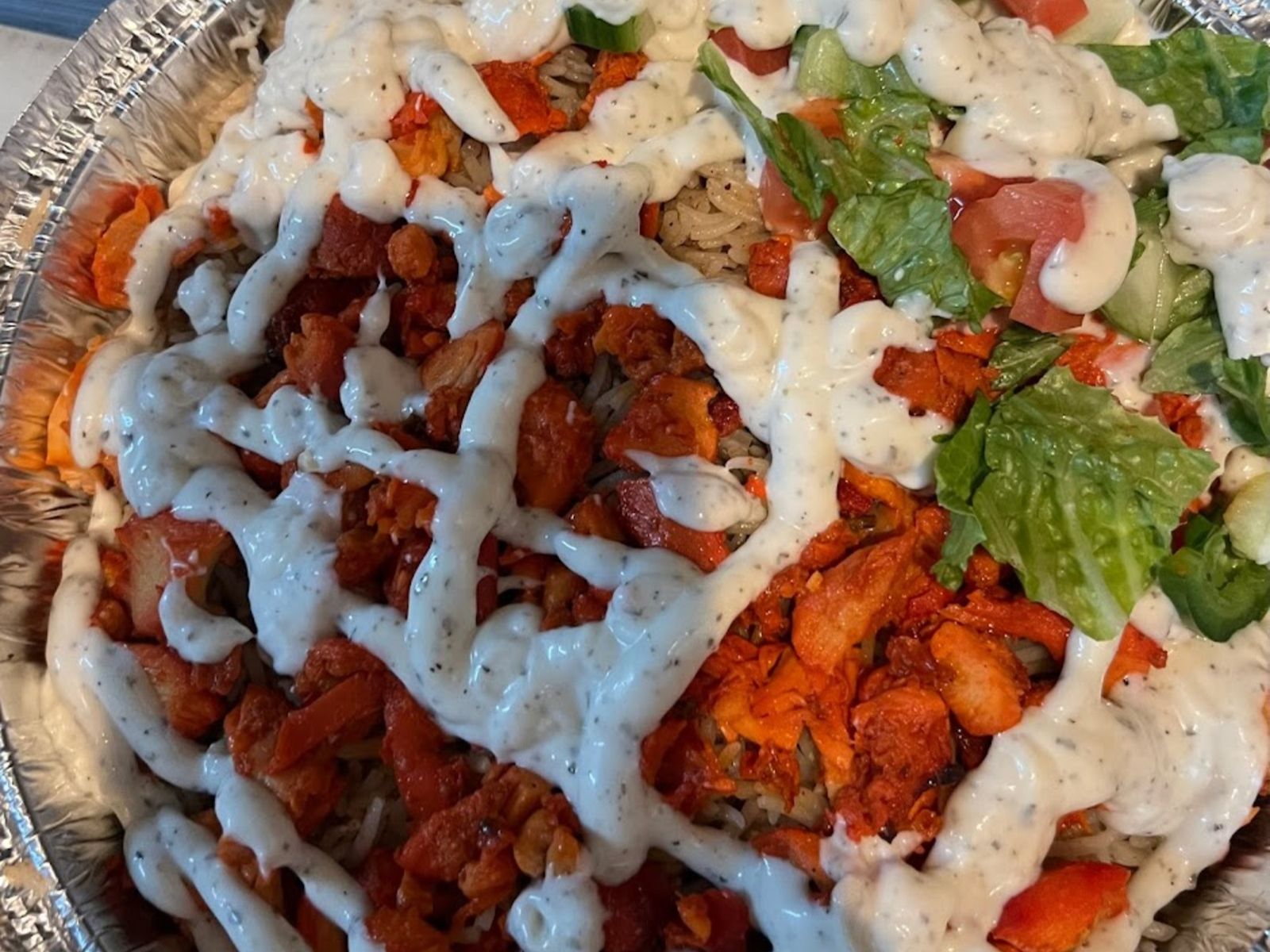 Chicken Tikka Over Rice
