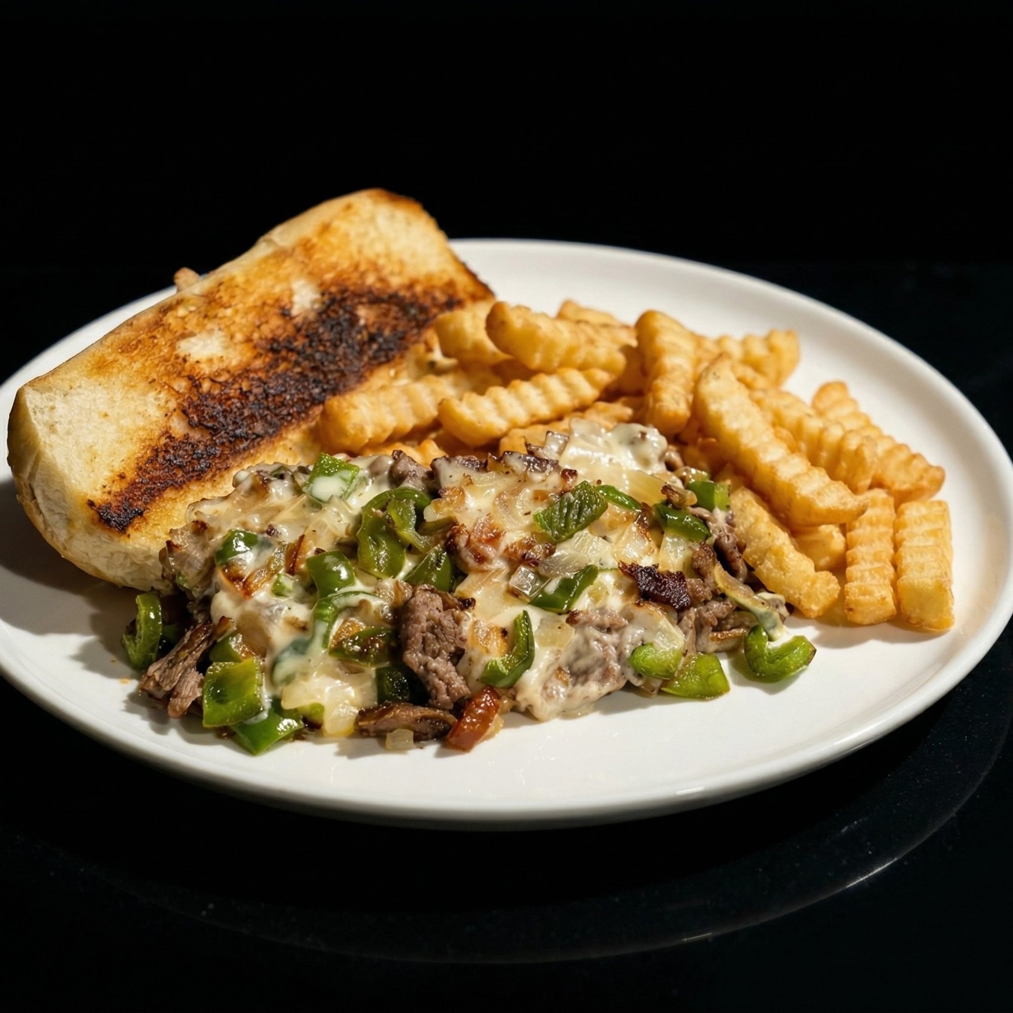 Philly Steak and Cheese Sandwich