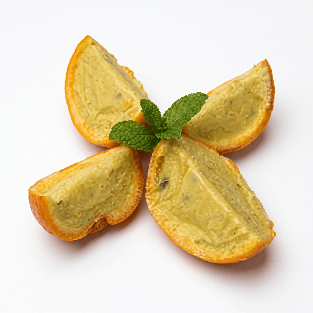 Orange Kulfi in a Cup