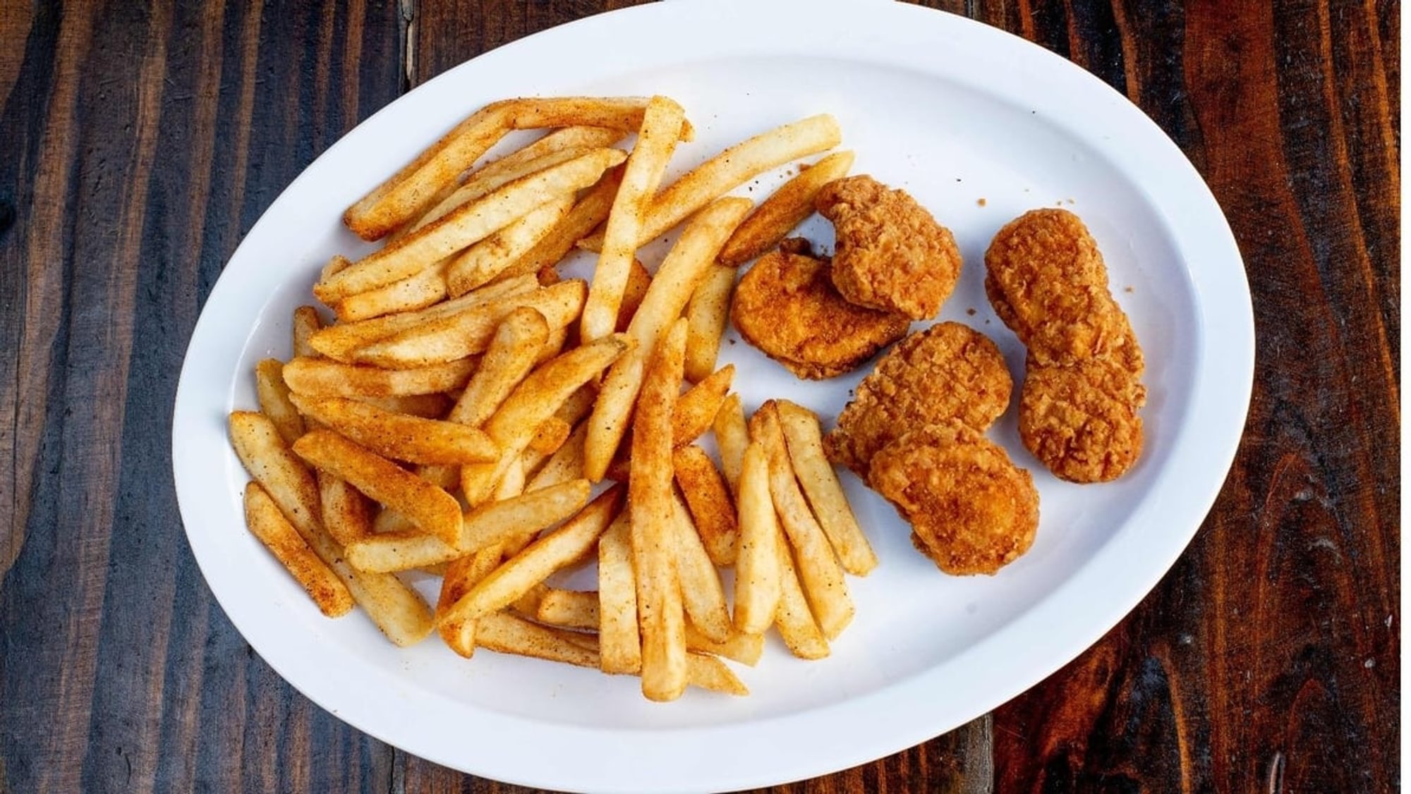Six Pcs Chicken Nuggets with Fries