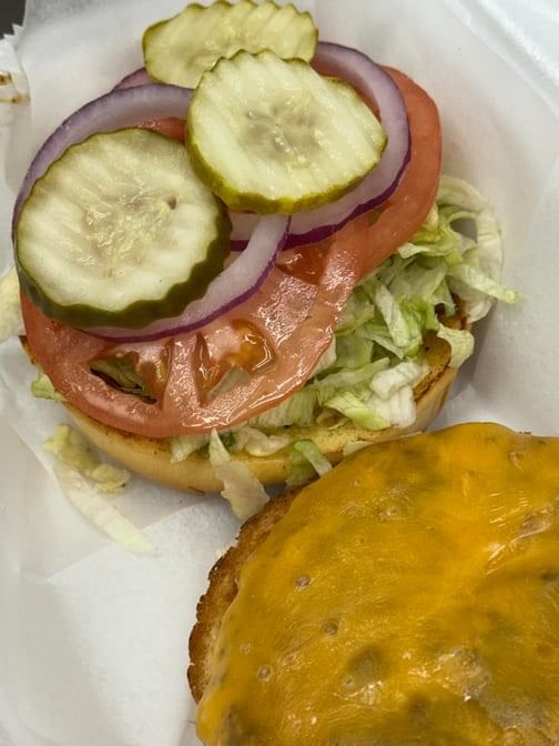 Turkey Burger & Fries