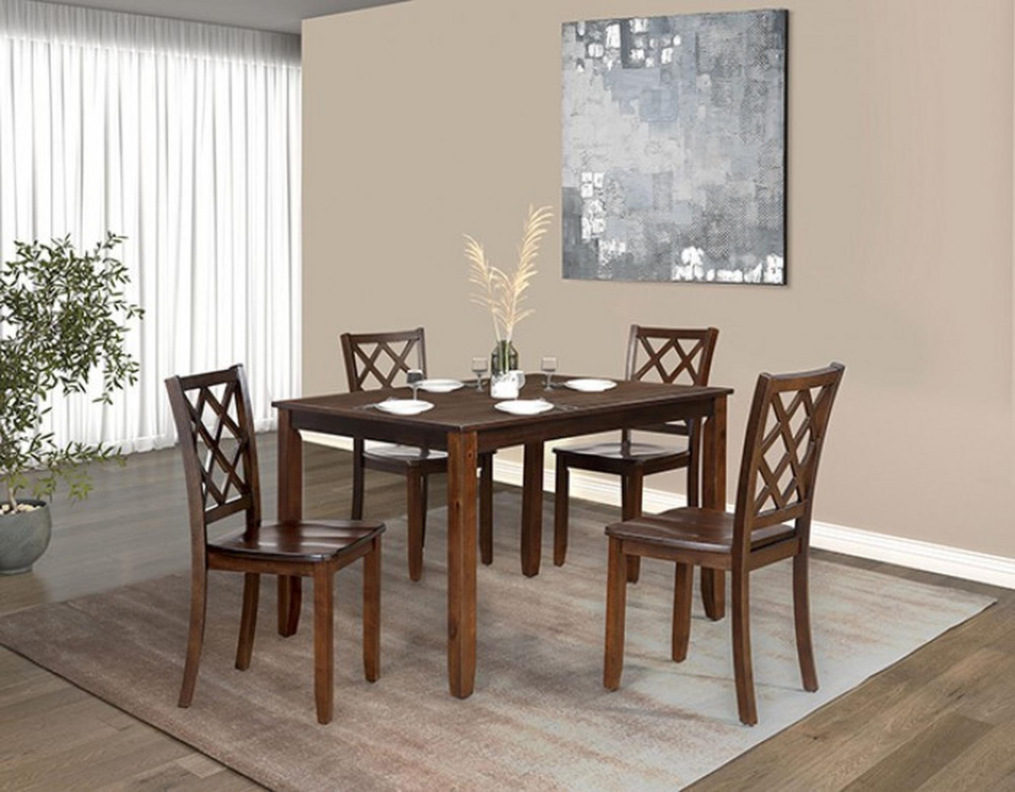 Yamhill Dining Set w/ Table & 4 Chairs - Cherry