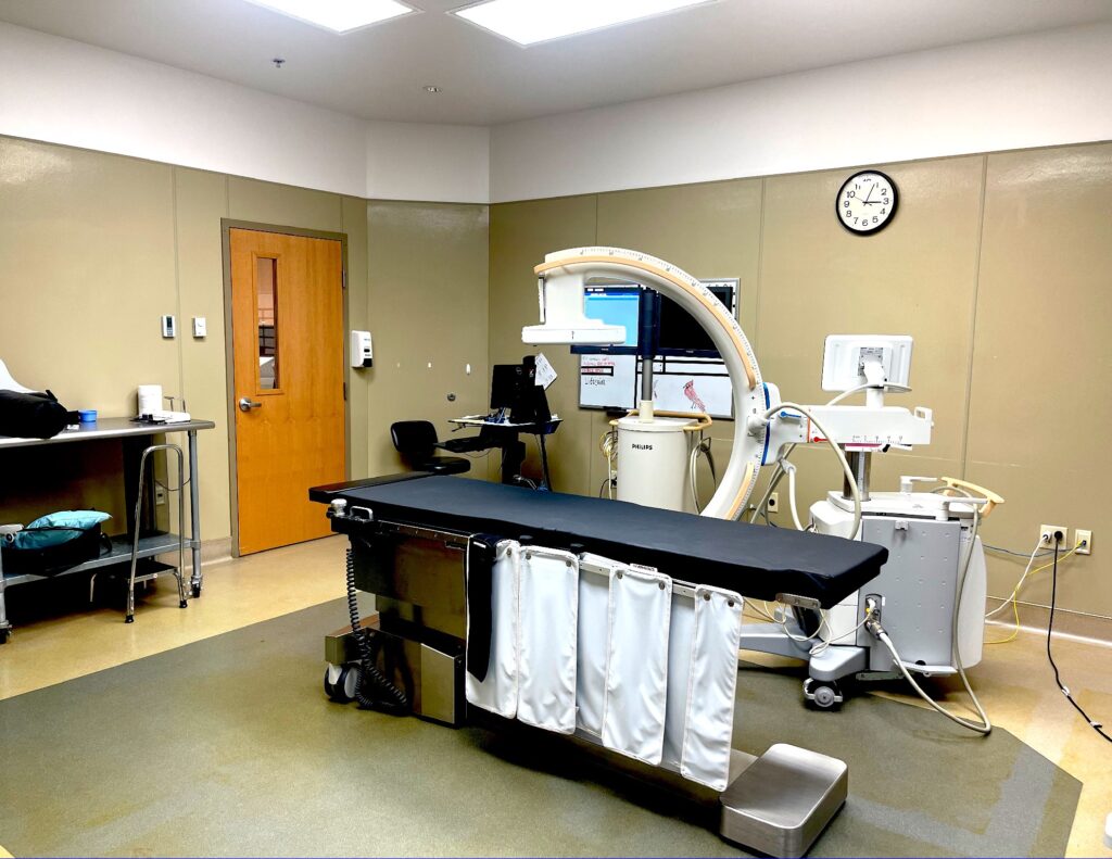 A surgery room at Azura Surgery Center St. Louis