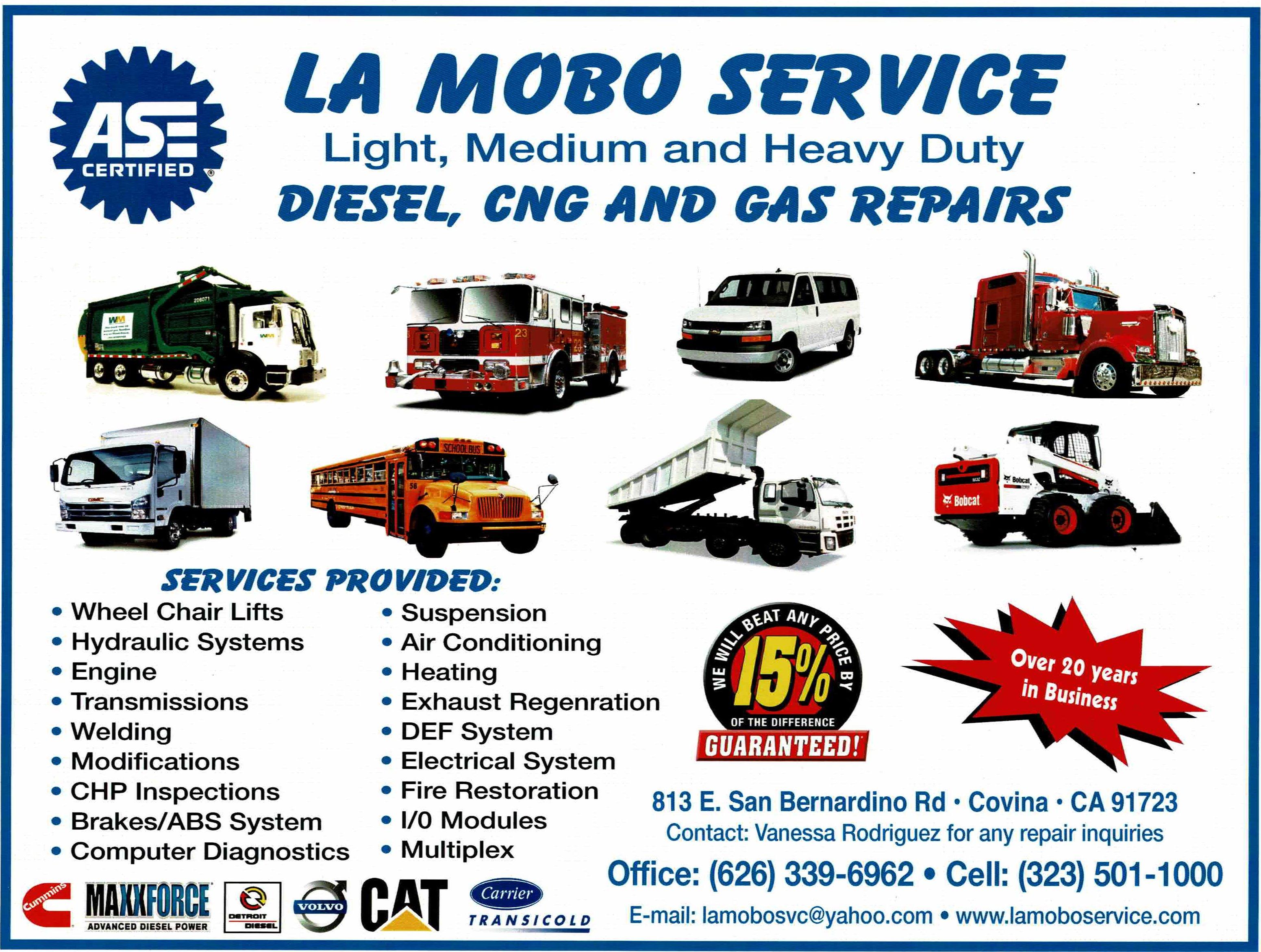 La Mobo Bus & Truck Diesel and Gas Repairs Photo