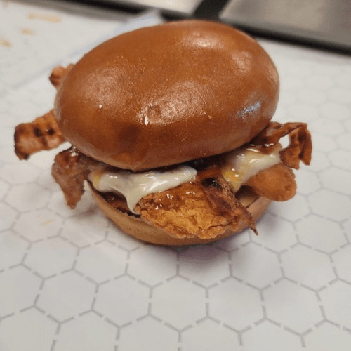 Crispy Hot Honey Chicken/Bacon Sandwich