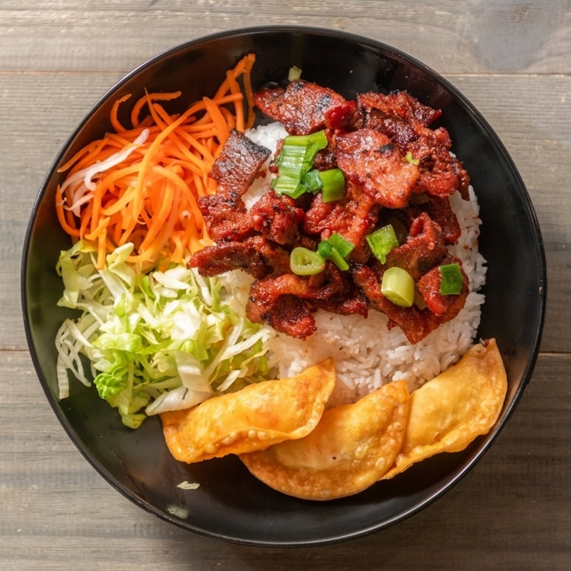 Chicken or Pork Rice Combo